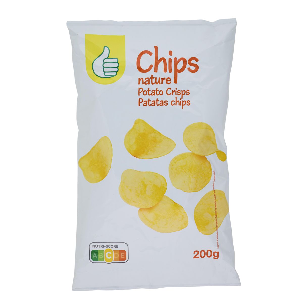 POUCE Chips nature lisse 200g