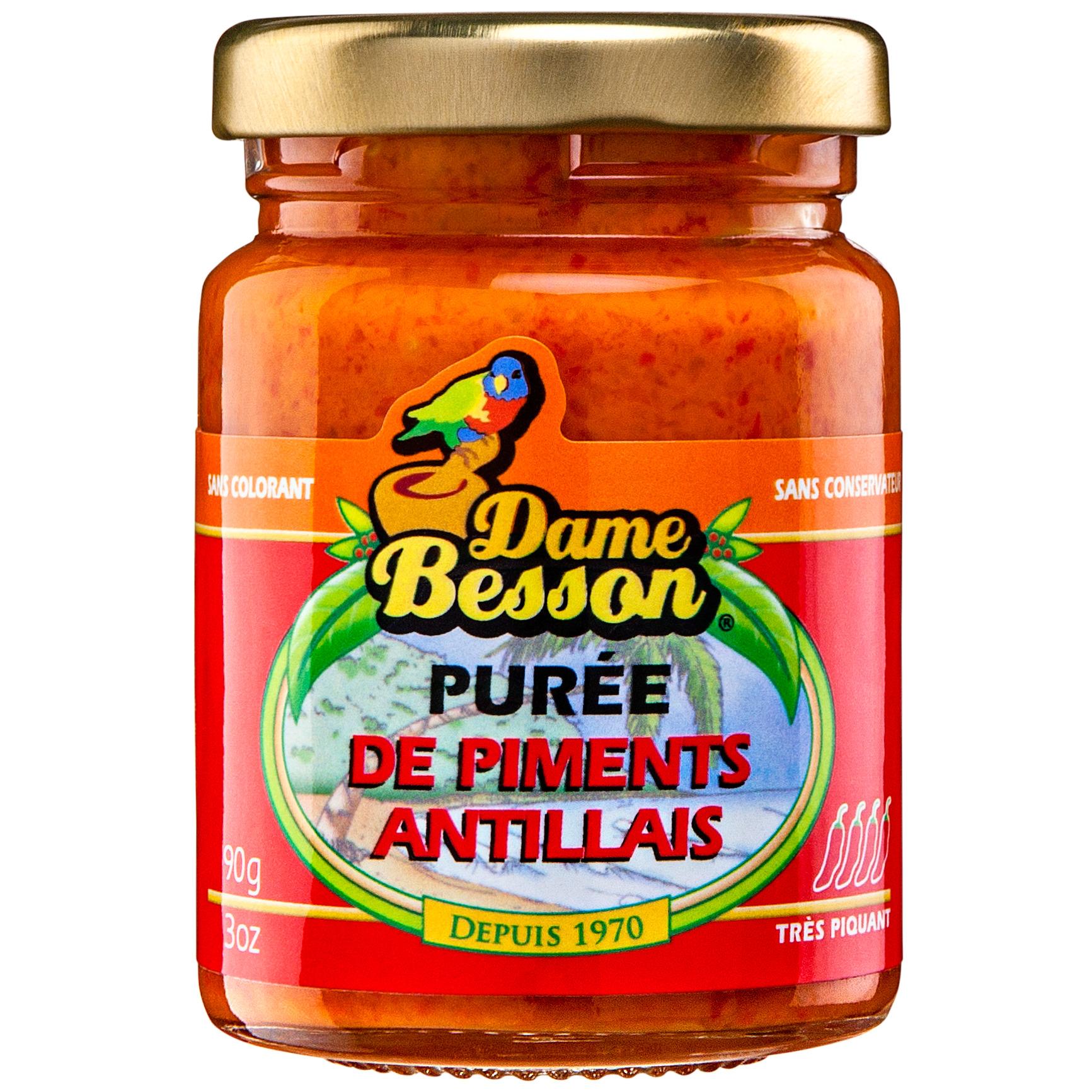 DAME BESSON Purée de piment antillais 90g