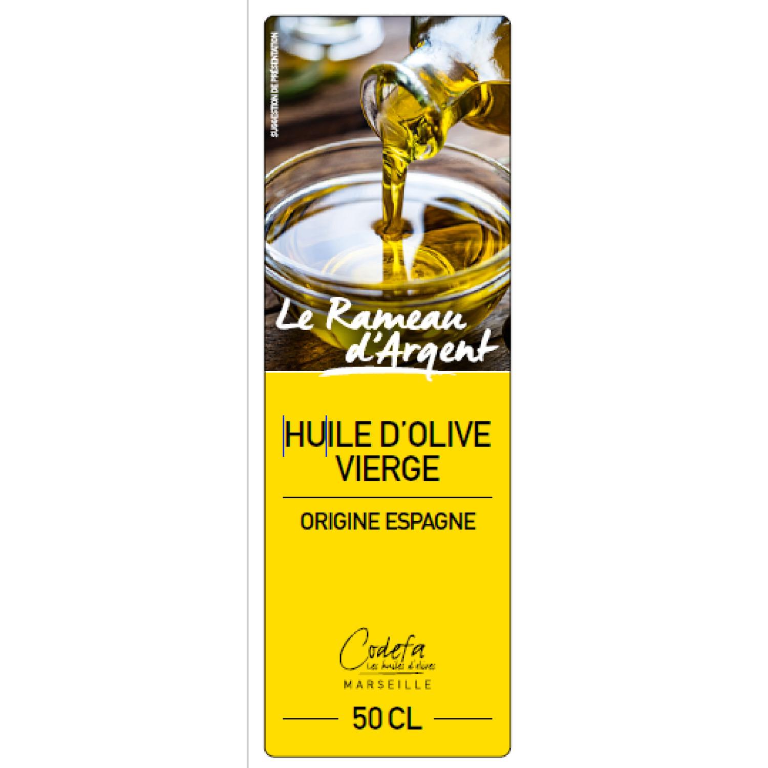 LE RAMEAU D'ARGENT Huile d'olive vierge origine Espagne 50cl
