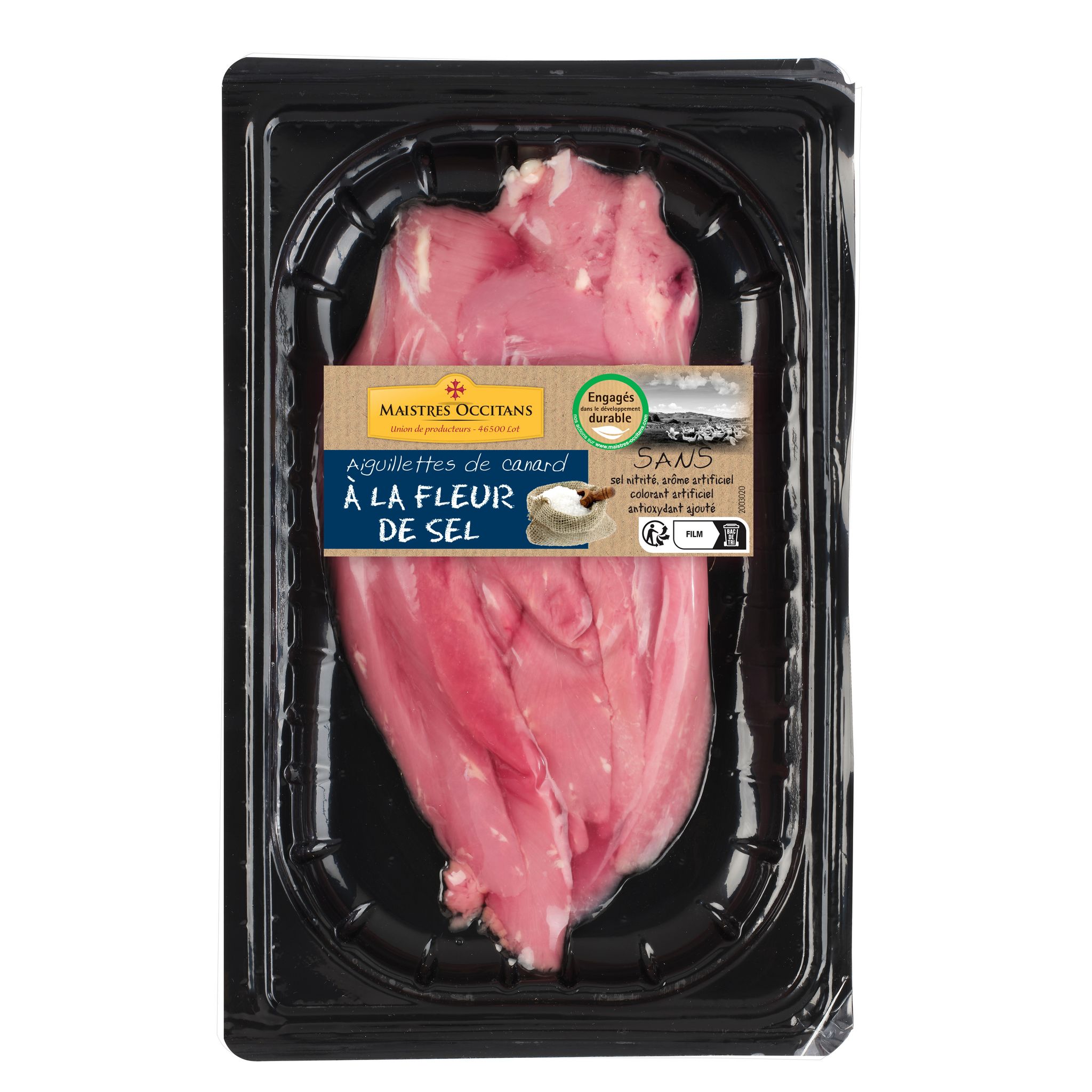 MAISTRES OCCITANS Aiguillettes de canard à la fleur de sel 250g