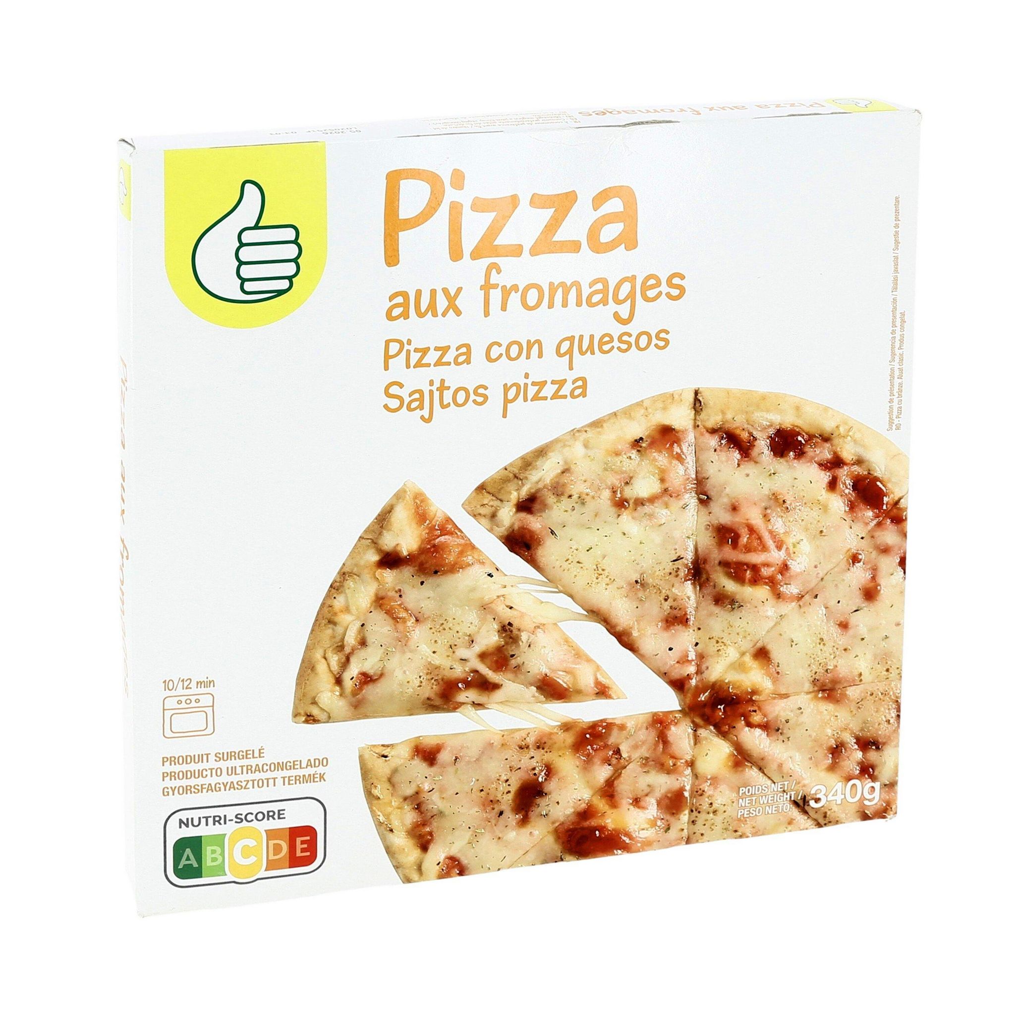 Voir la diapositive 2 : POUCE Pizza aux fromages 340g