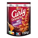 CURLY Cacahuètes grillées saveur miel barbecue 150g