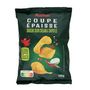 Voir la diapositive 2 : AUCHAN Chips saveur crème oignon coupe épaisse 120g