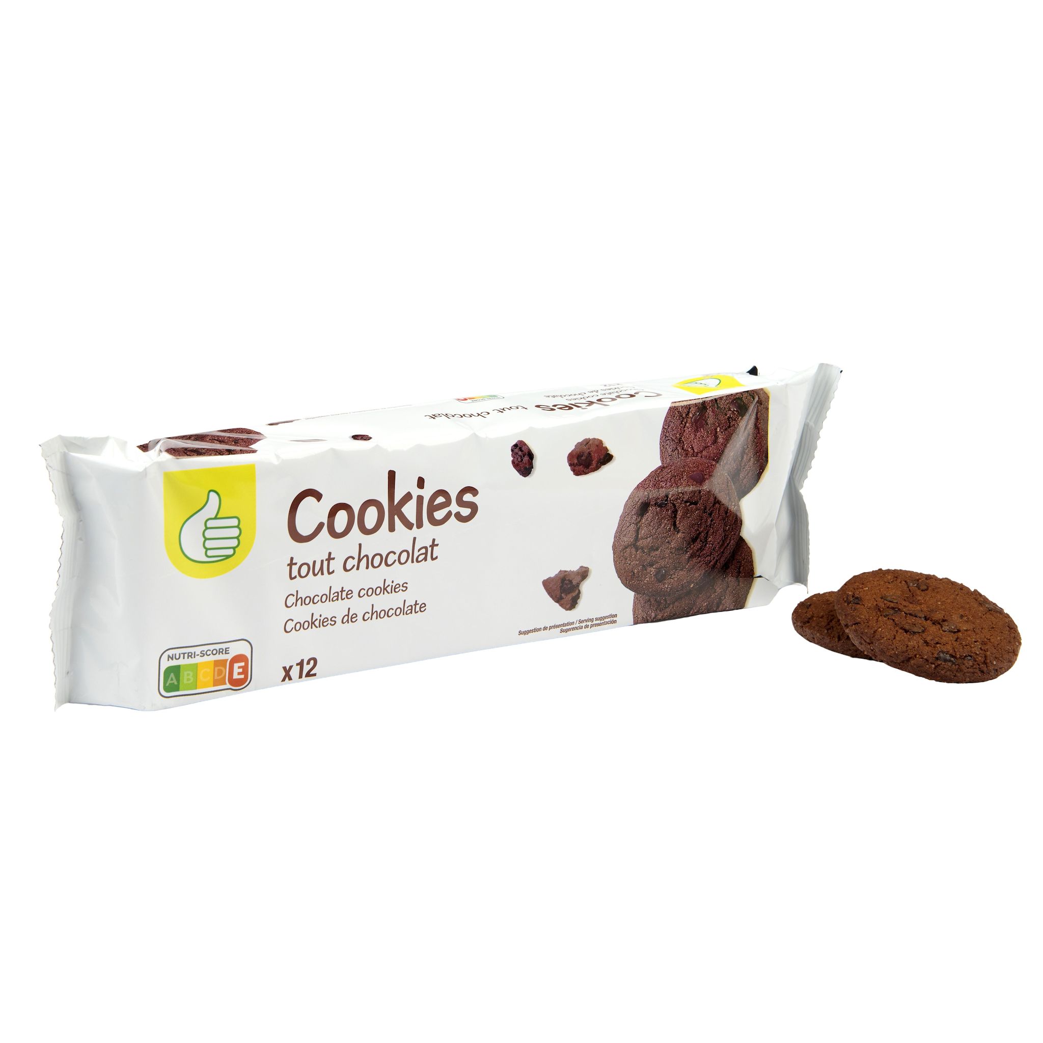 Voir la diapositive 3 : POUCE Cookies chocolat 200g
