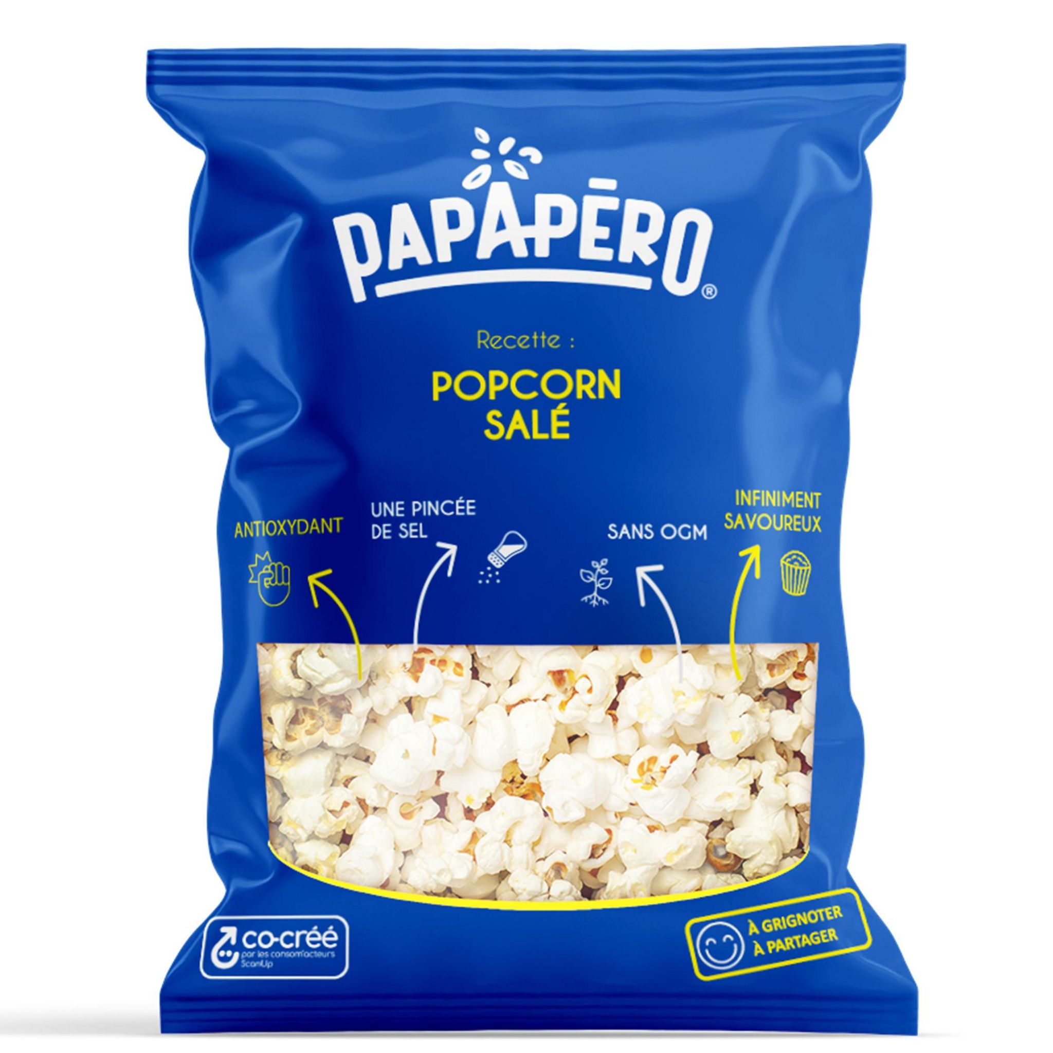 PAPAPERO Popcorn salé 50g