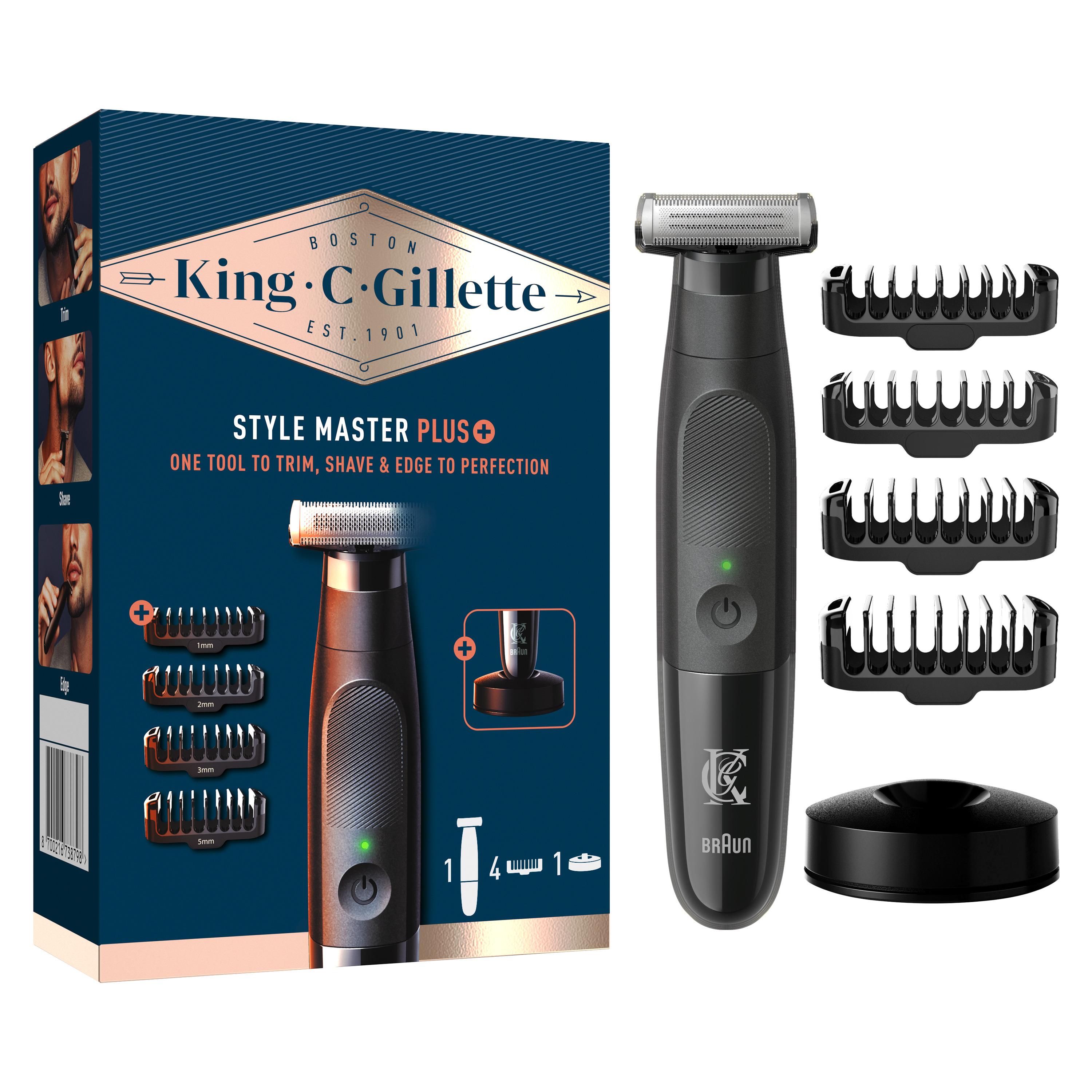 Voir la diapositive 2 : GILLETTE King C Styler Master+ tondeuse 1 pièce