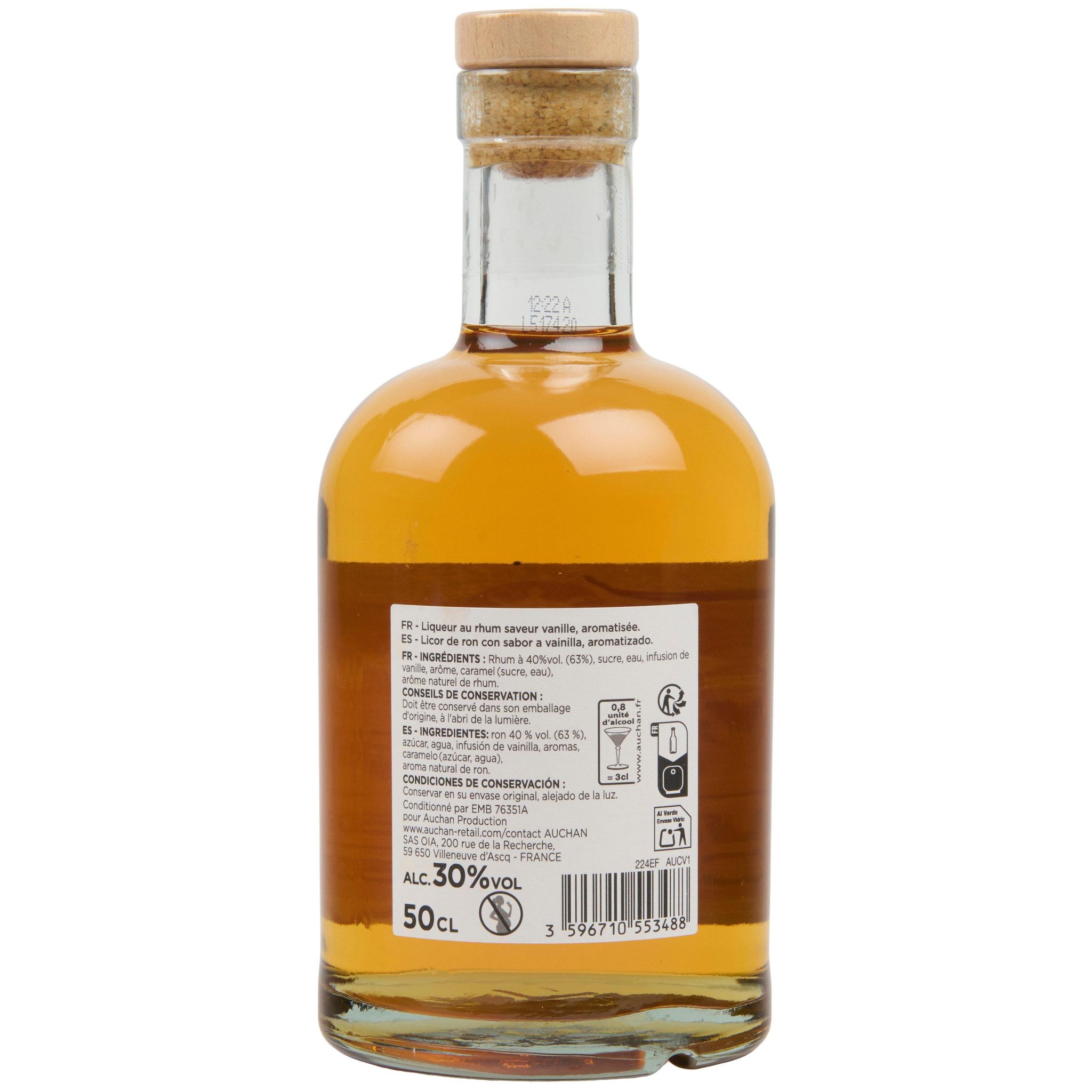 Voir la diapositive 2 : ST SIMON Apéritif arrangé saveur vanille caramel 30% 50cl