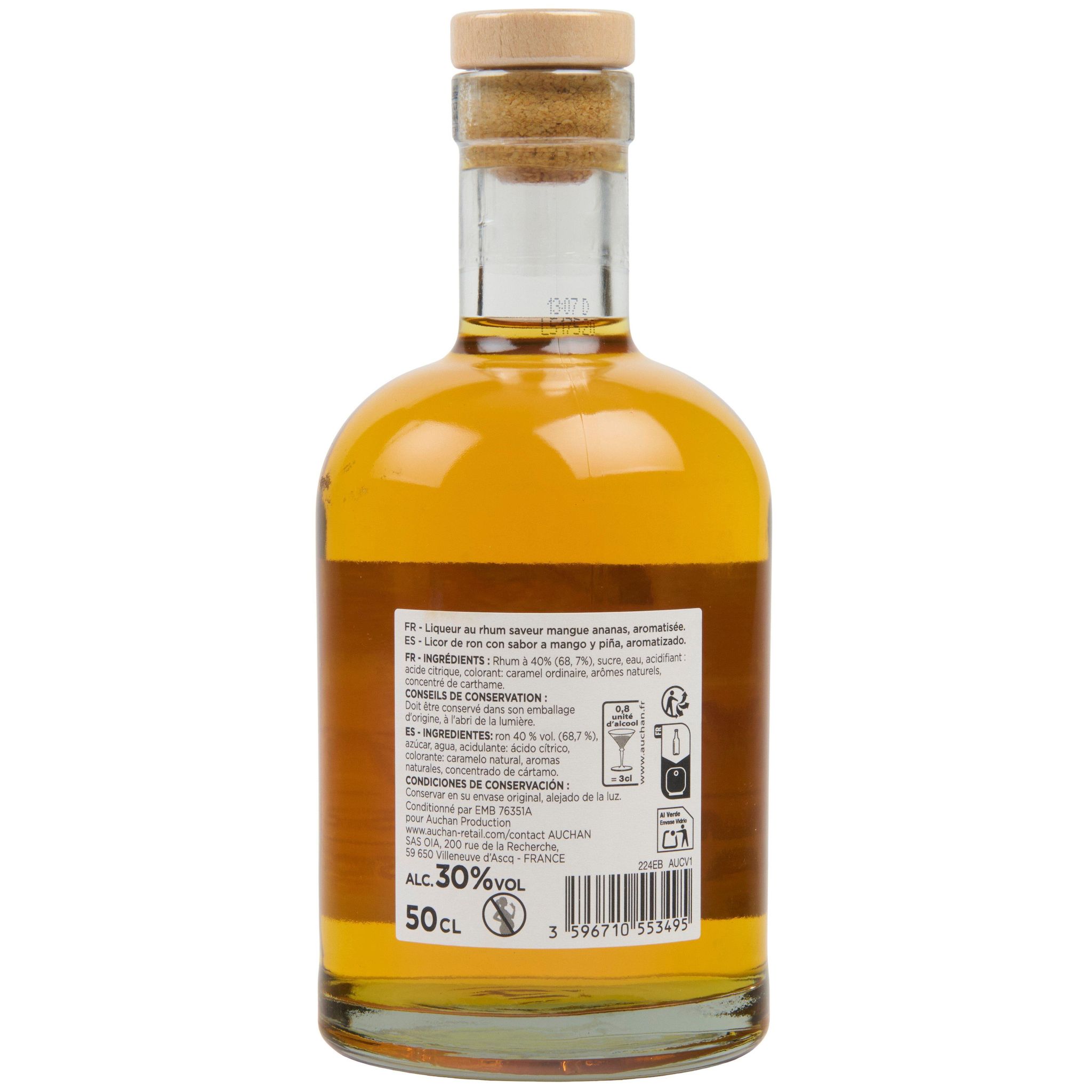 Voir la diapositive 2 : ST SIMON Arrangée mangue ananas 30% 50cl