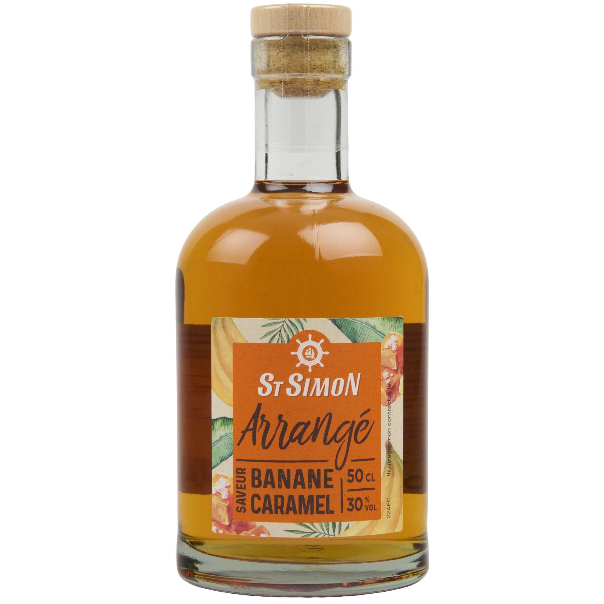ST SIMON Arrangée banane caramel 30% 50cl