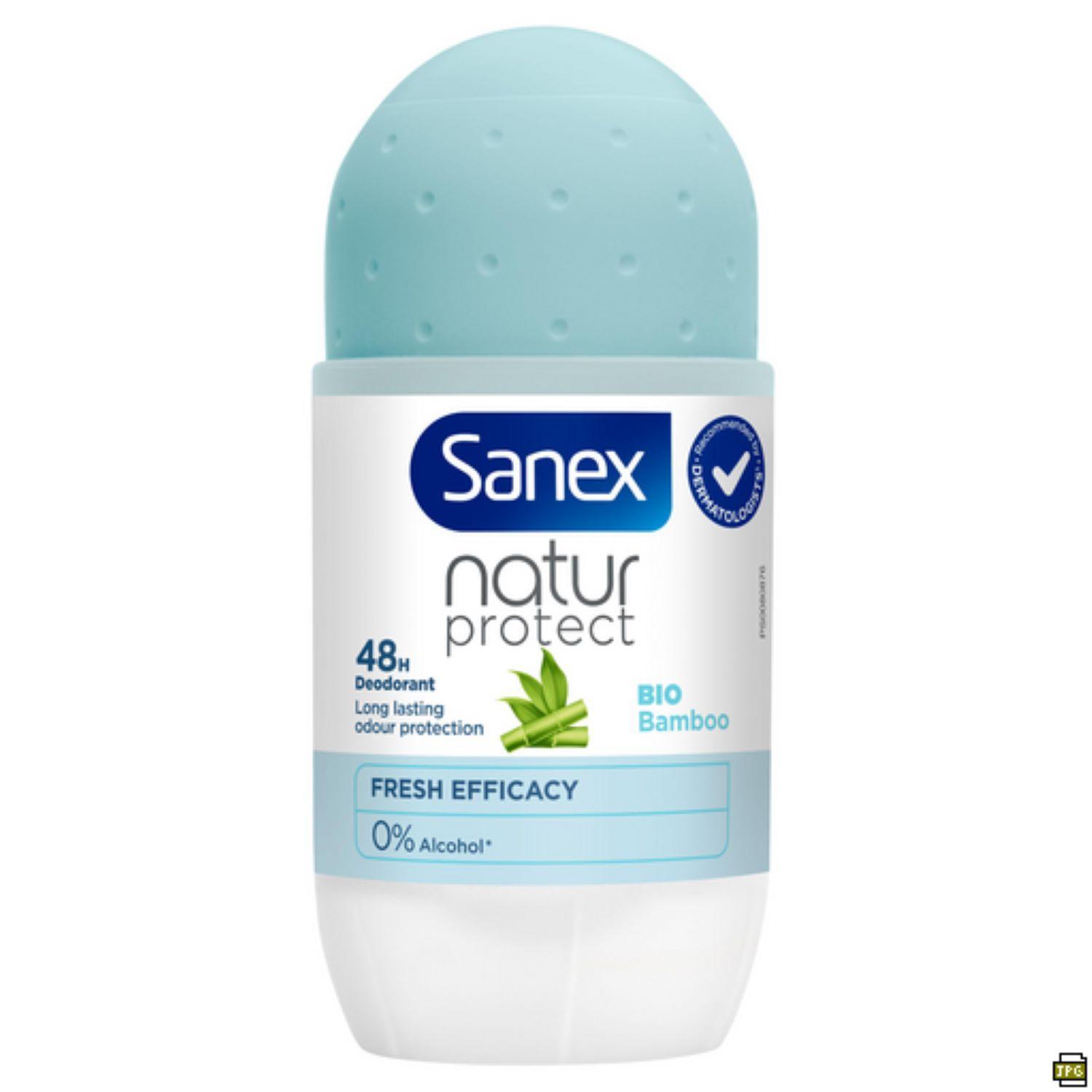 SANEX Natur Protect déodorant 48h fresh efficacy bamboo roll-on 50ml