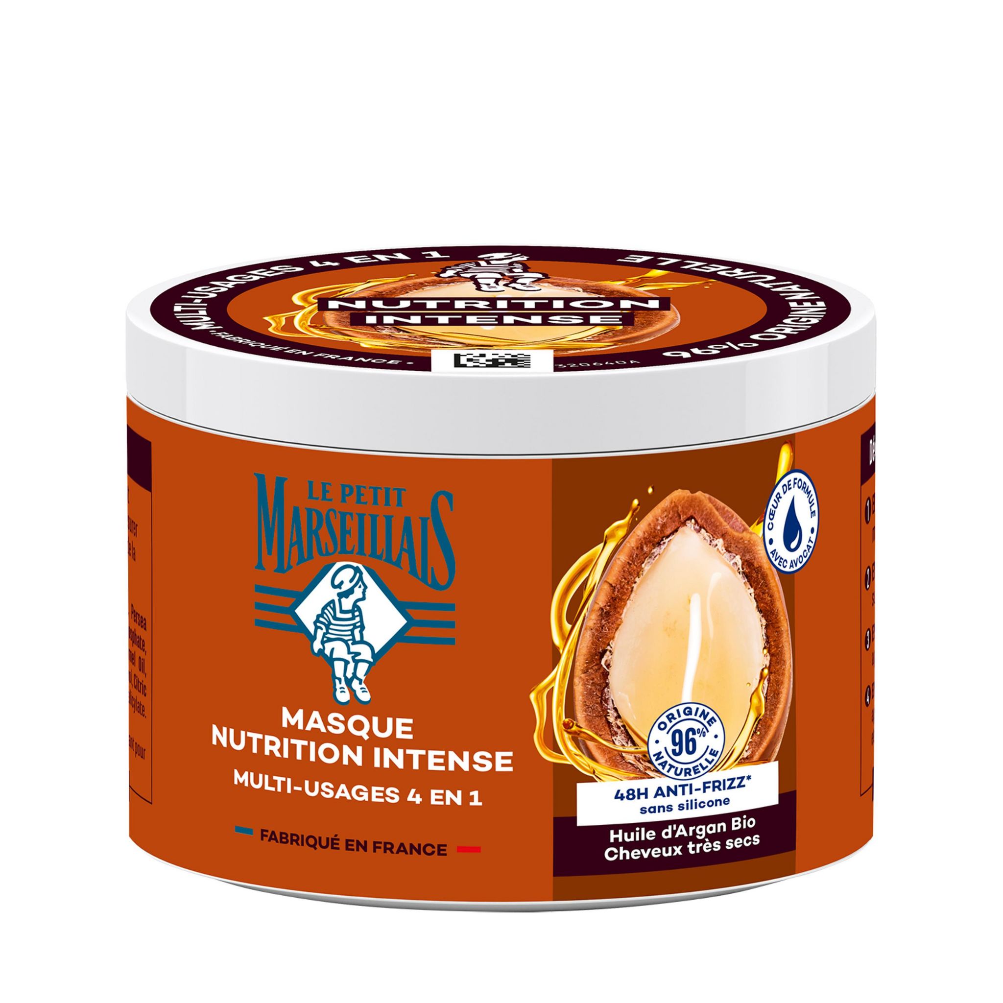 LE PETIT MARSEILLAIS Masque capillaire nutrition intense multi usage 4en1 370ml