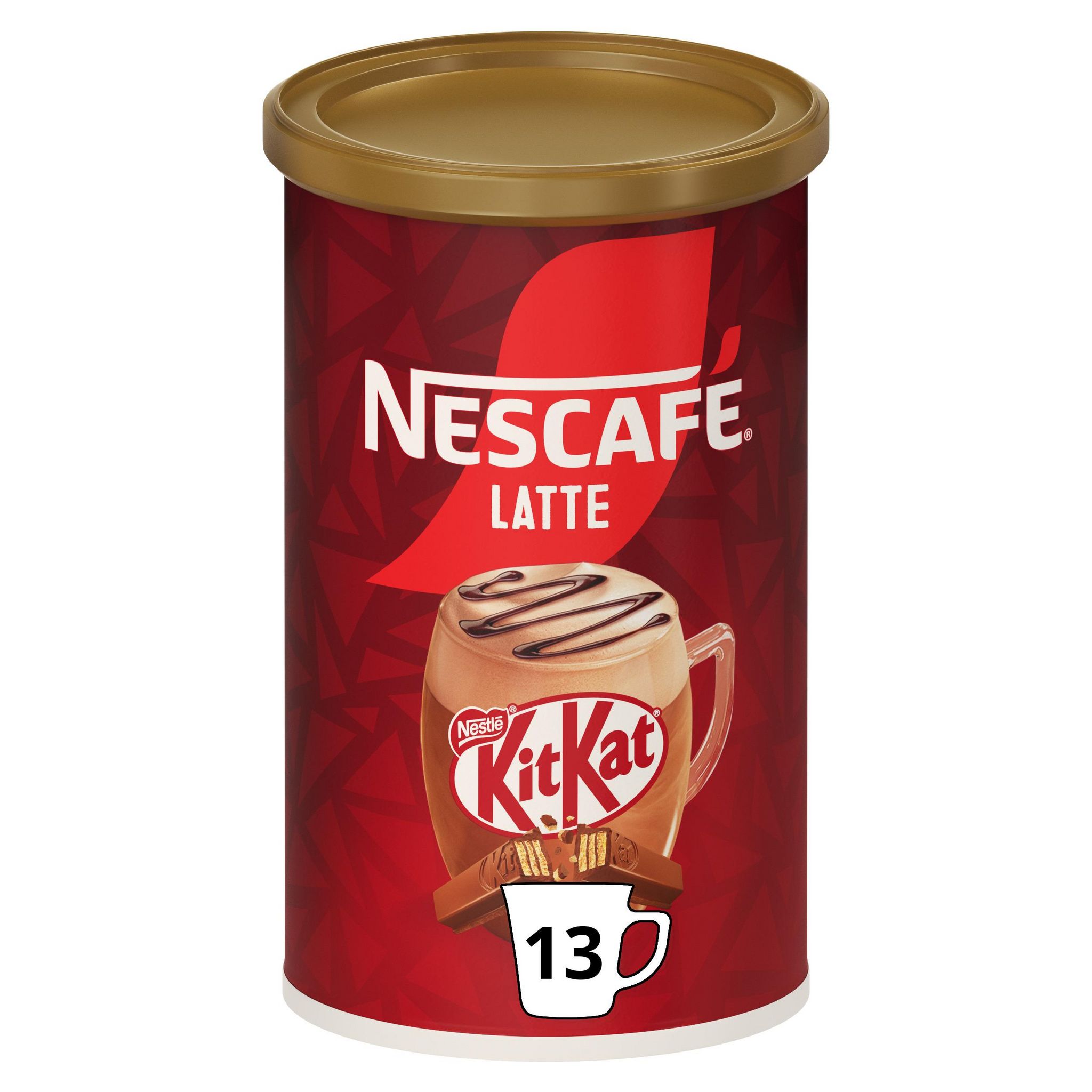 NESCAFE Préparation instantanée pour café latte au chocolat Kitkat 13 tasses 273g