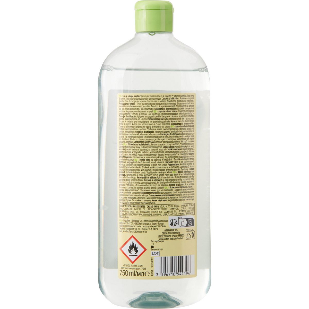 COSMIA Eau de cologne fresh 750ml