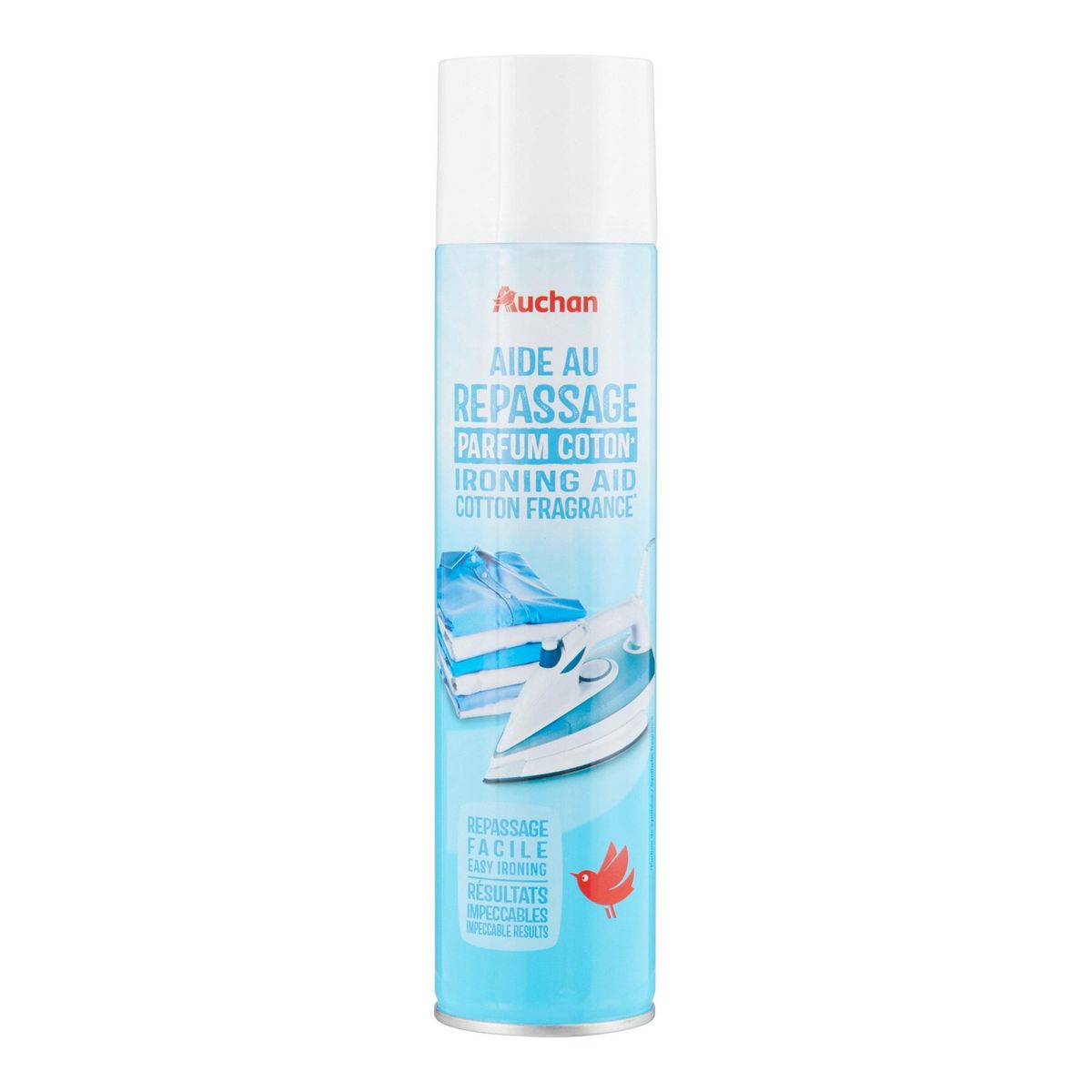 AUCHAN Aerosol aide au repassage 400ml