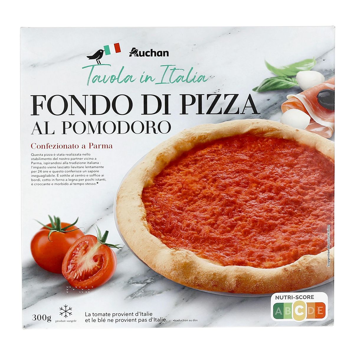 AUCHAN Tavola in Italia pâte à pizza 300g