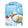 Voir la diapositive 2 : AUCHAN Pavé de saumon à l'oseille et riz 1 portion 290g