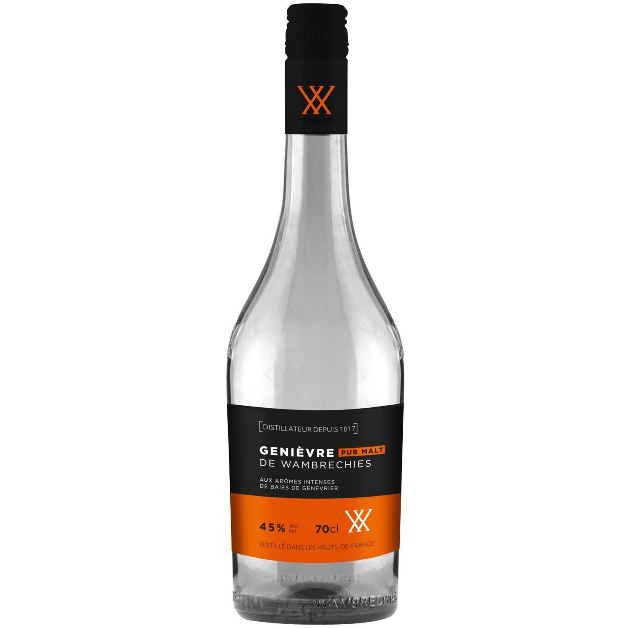 WAMBRECHIES Genièvre pur malt 45% 70cl