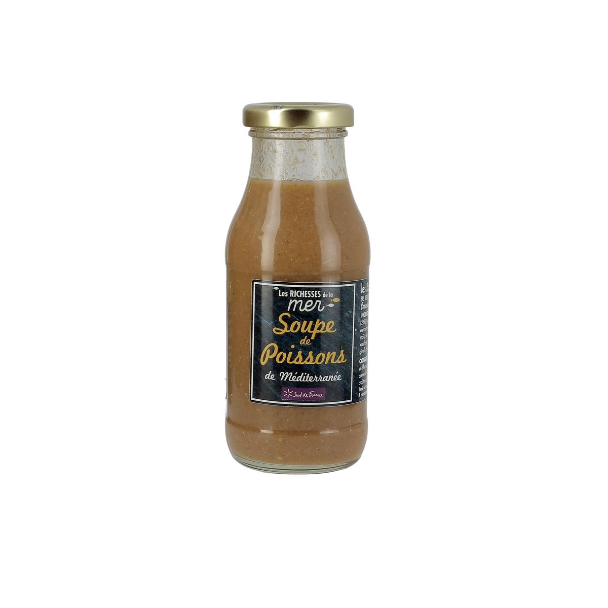 LES RICHESSES DE LA MER Soupe de poissons de méditerranée 240g