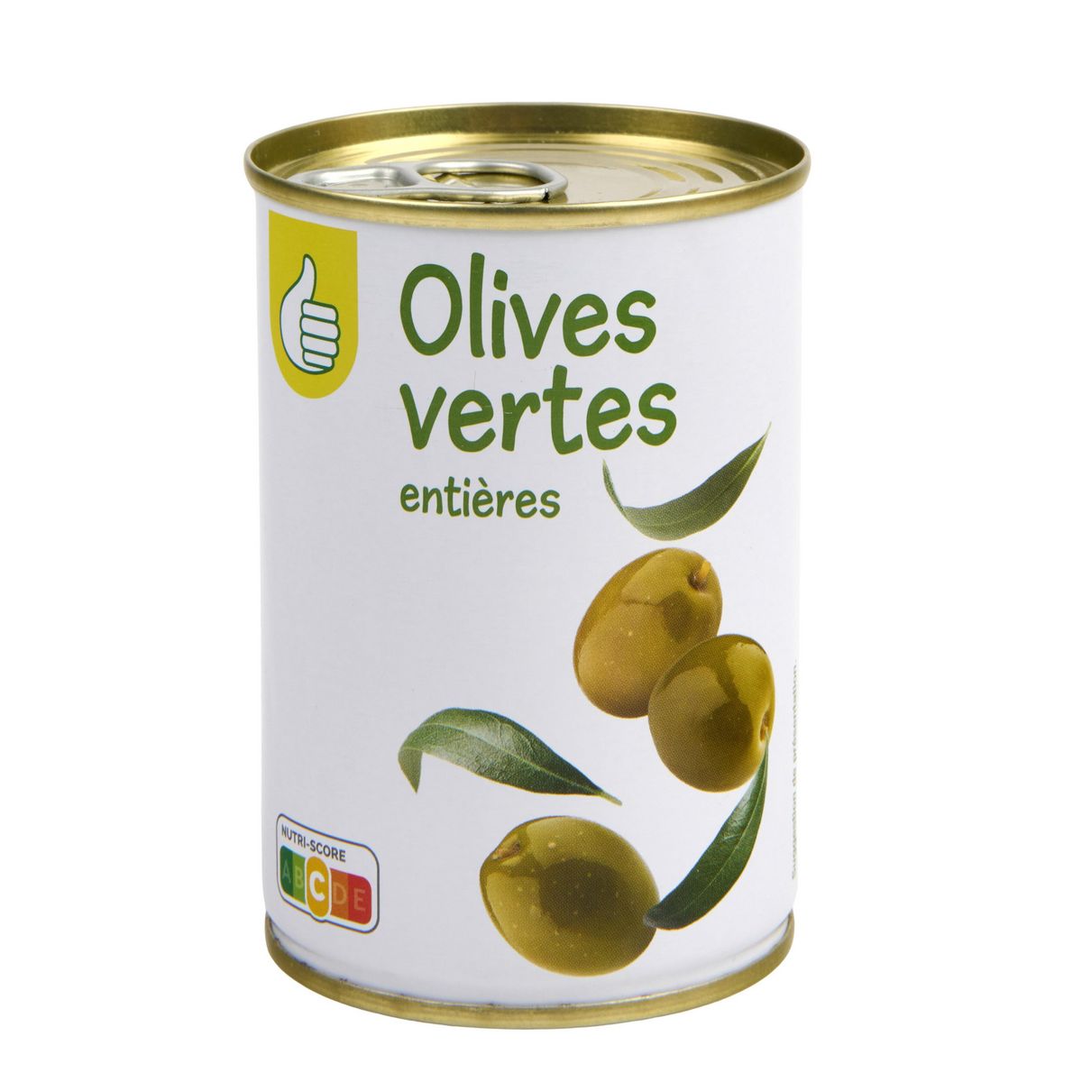 POUCE Olives vertes entières 280g