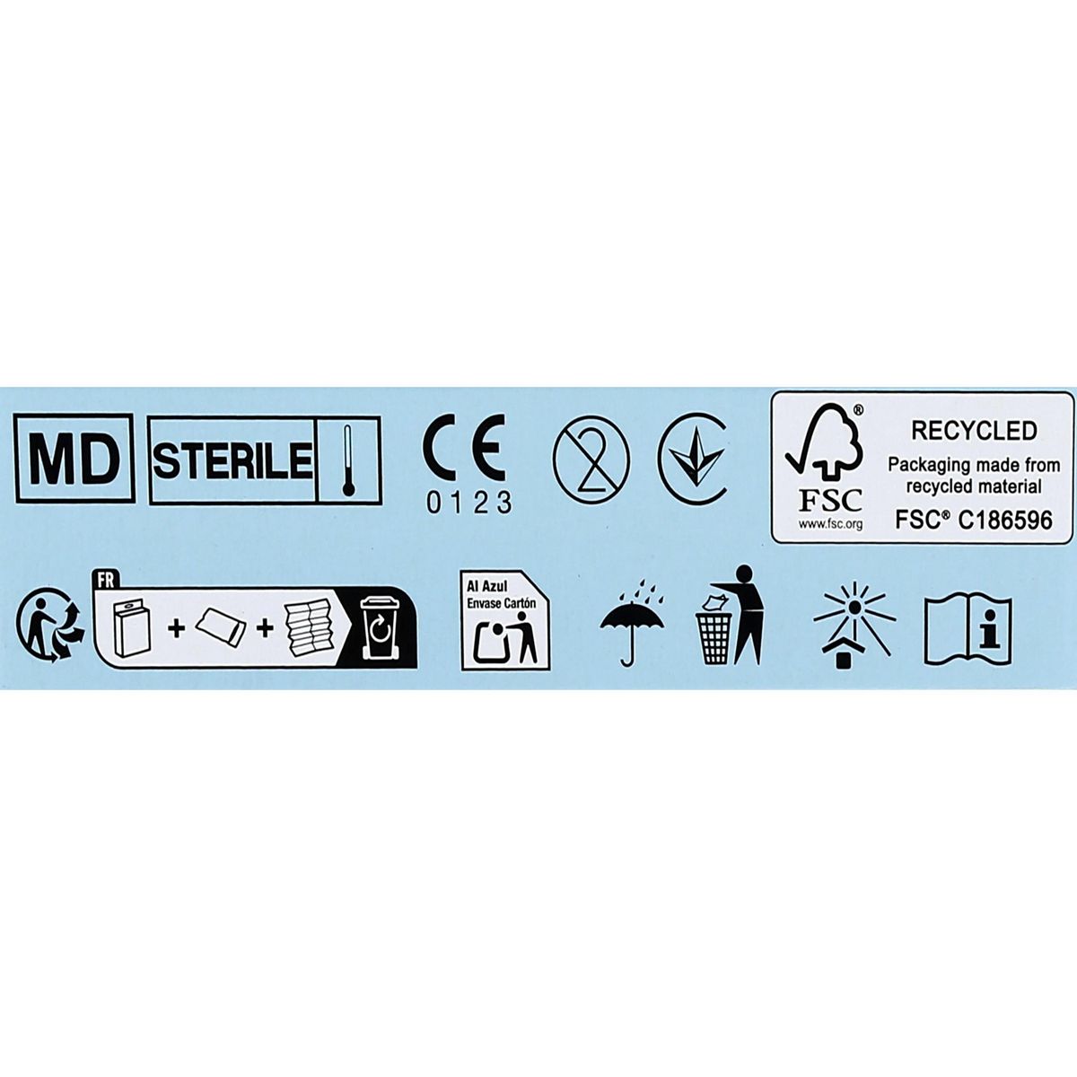 AUCHAN Compresses stériles 5x5cm 5x2 compresses