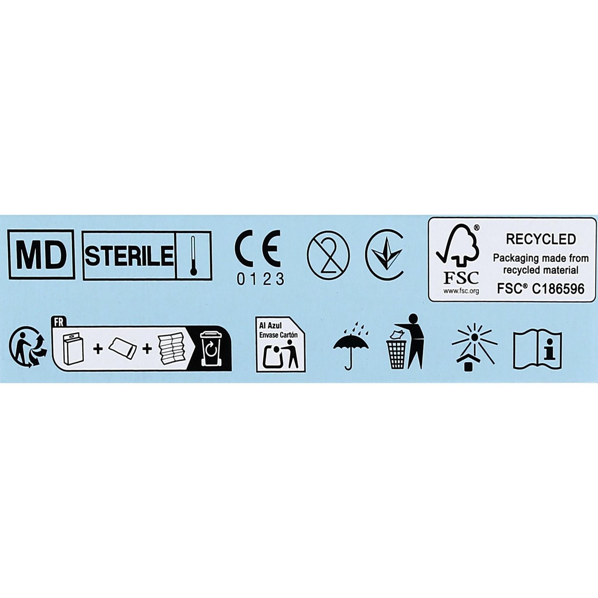 Voir la diapositive 5 : AUCHAN Compresses stériles 5x5cm 5x2 compresses