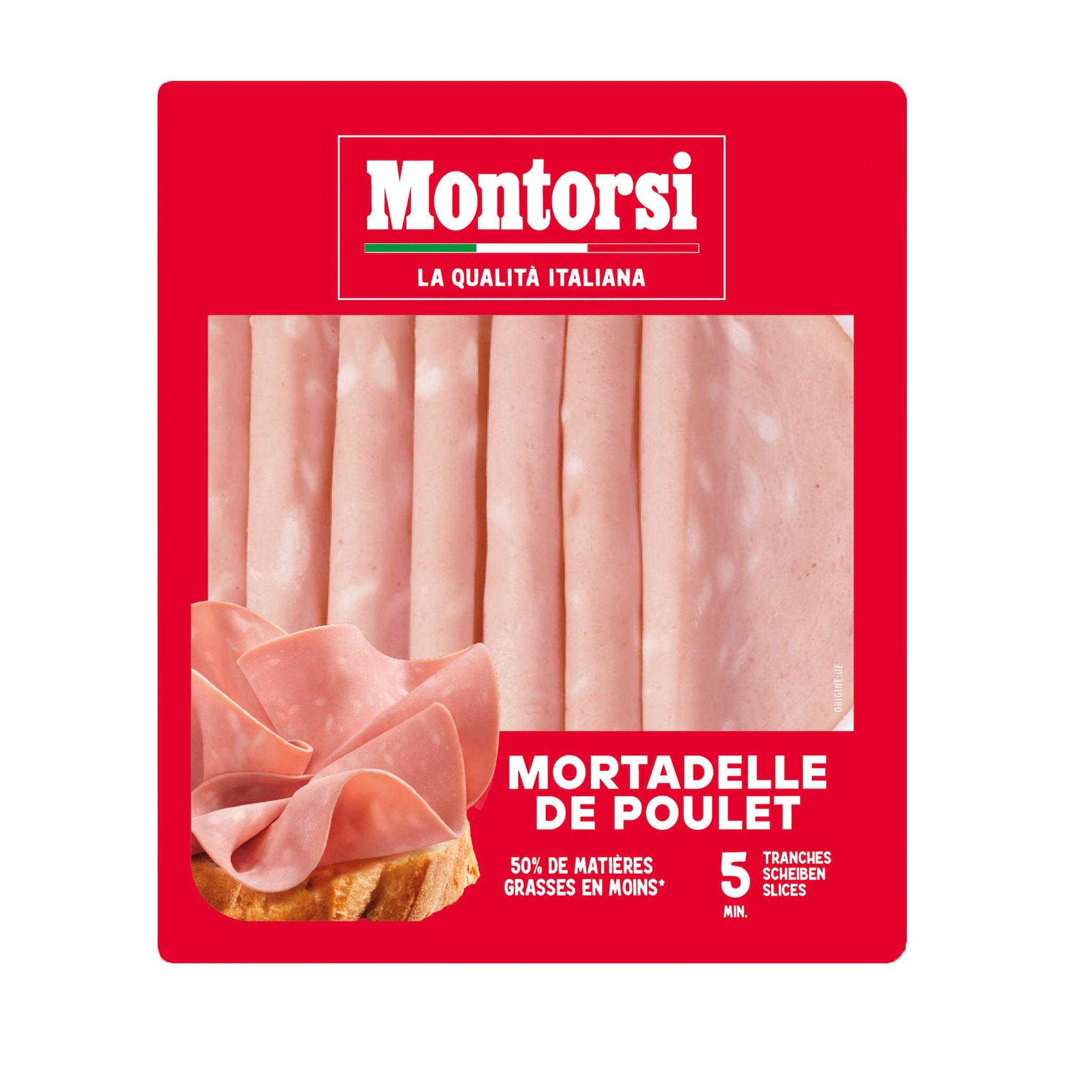 MONTORSI Mortadelle de poulet 110g