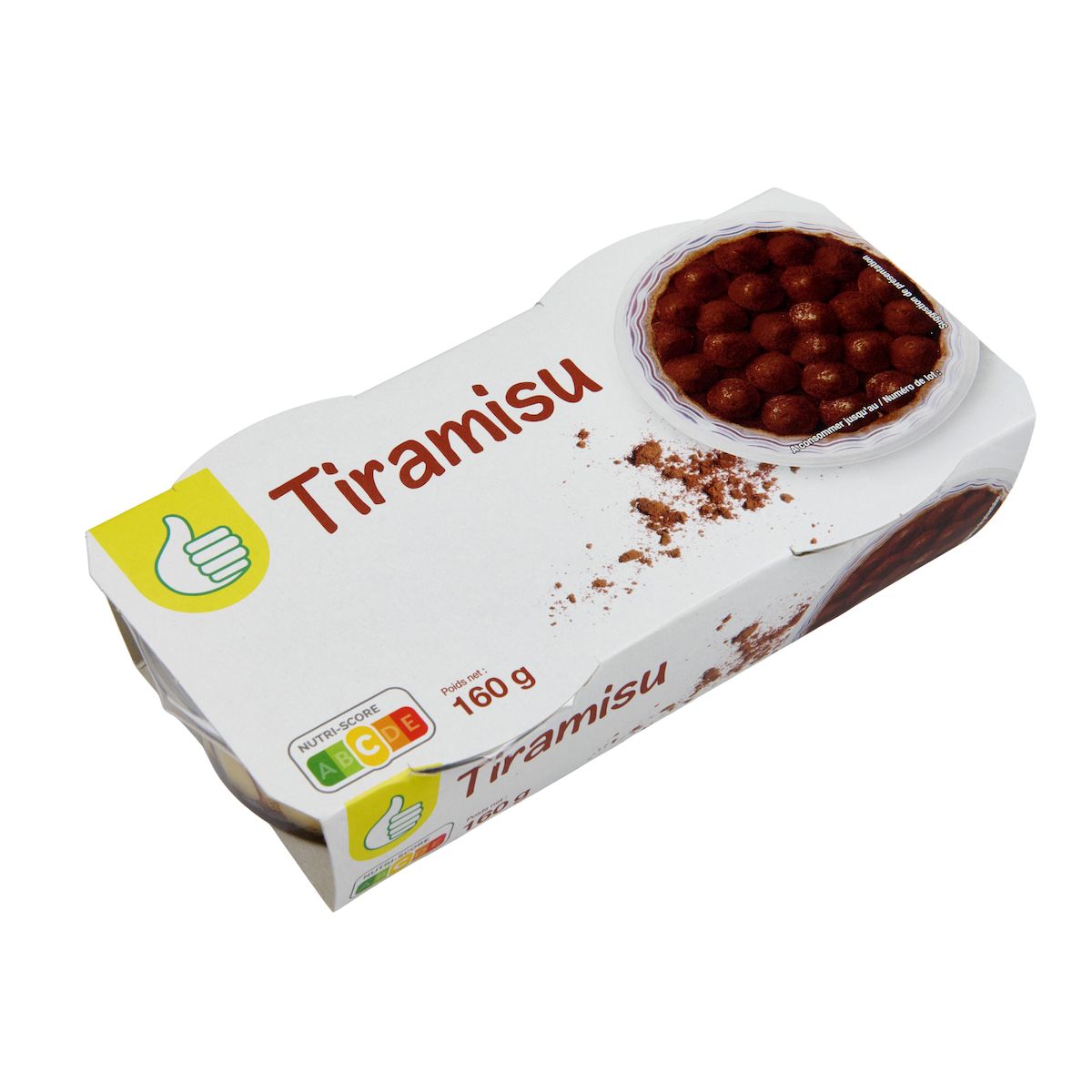 POUCE Tiramisu 2x80g