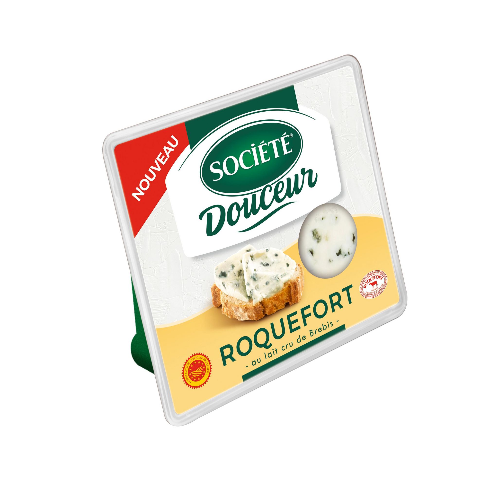 Voir la diapositive 2 : SOCIETE Douceur roquefort aop 100g