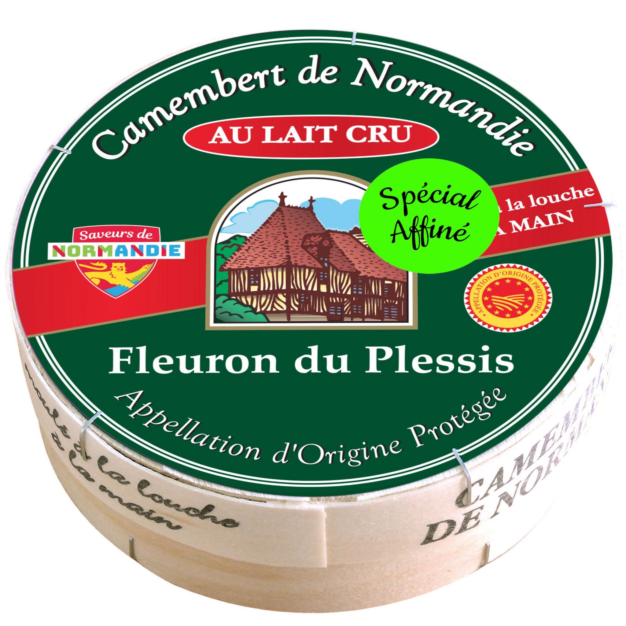FLEURON DU PLESSIS Camembert de Normandie au lait cru AOP 250 g