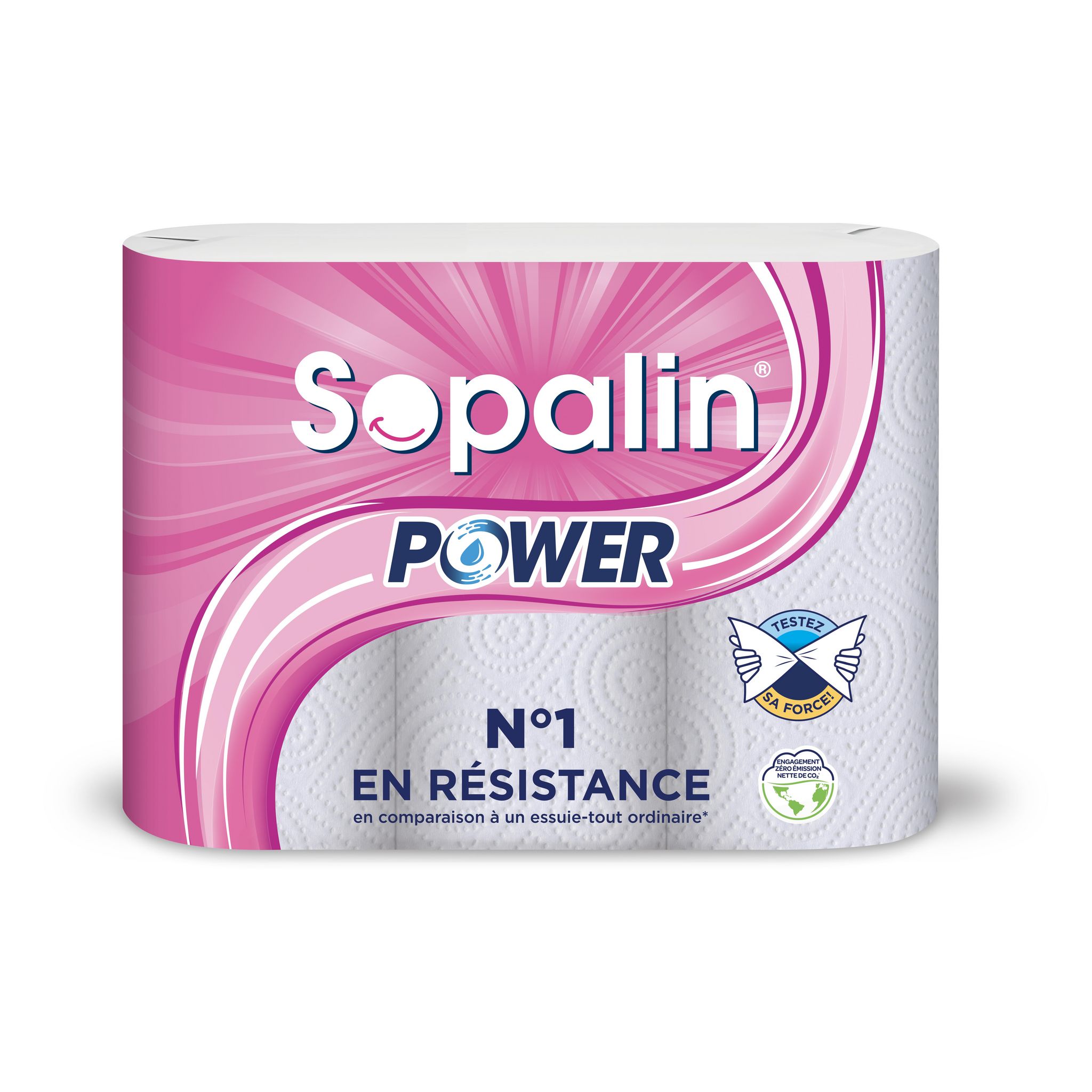 SOPALIN Essui tout power 3 rouleaux