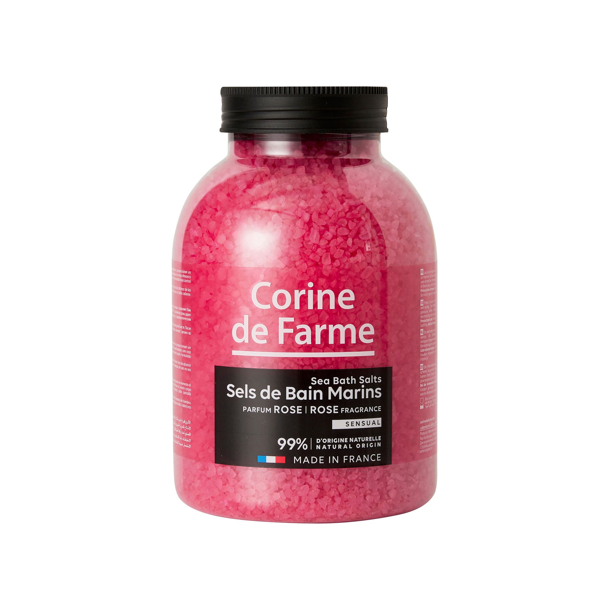 CORINE DE FARME Sels de bain marins parfum rose 1,4kg