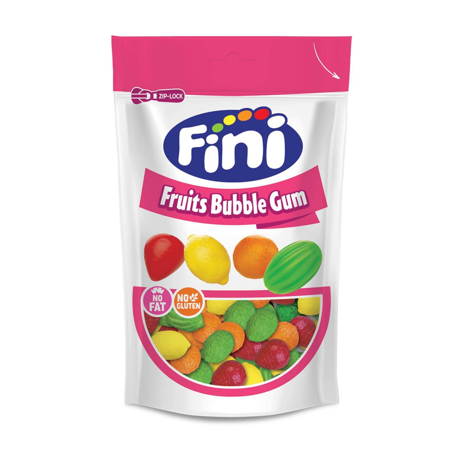 FINI Chewing-gums multifruit fraise citron orange melon 165g