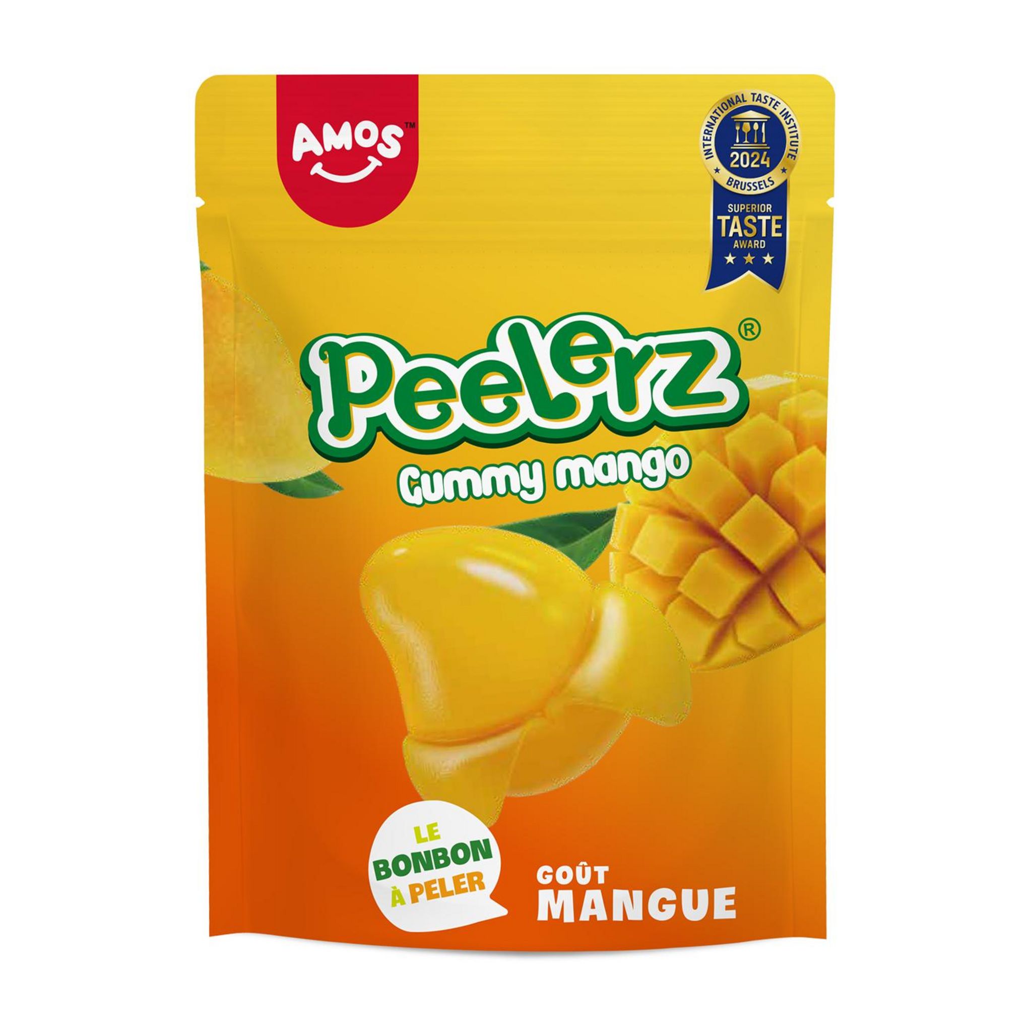 AMOS Bonbons gélifiés goût mangue 120g