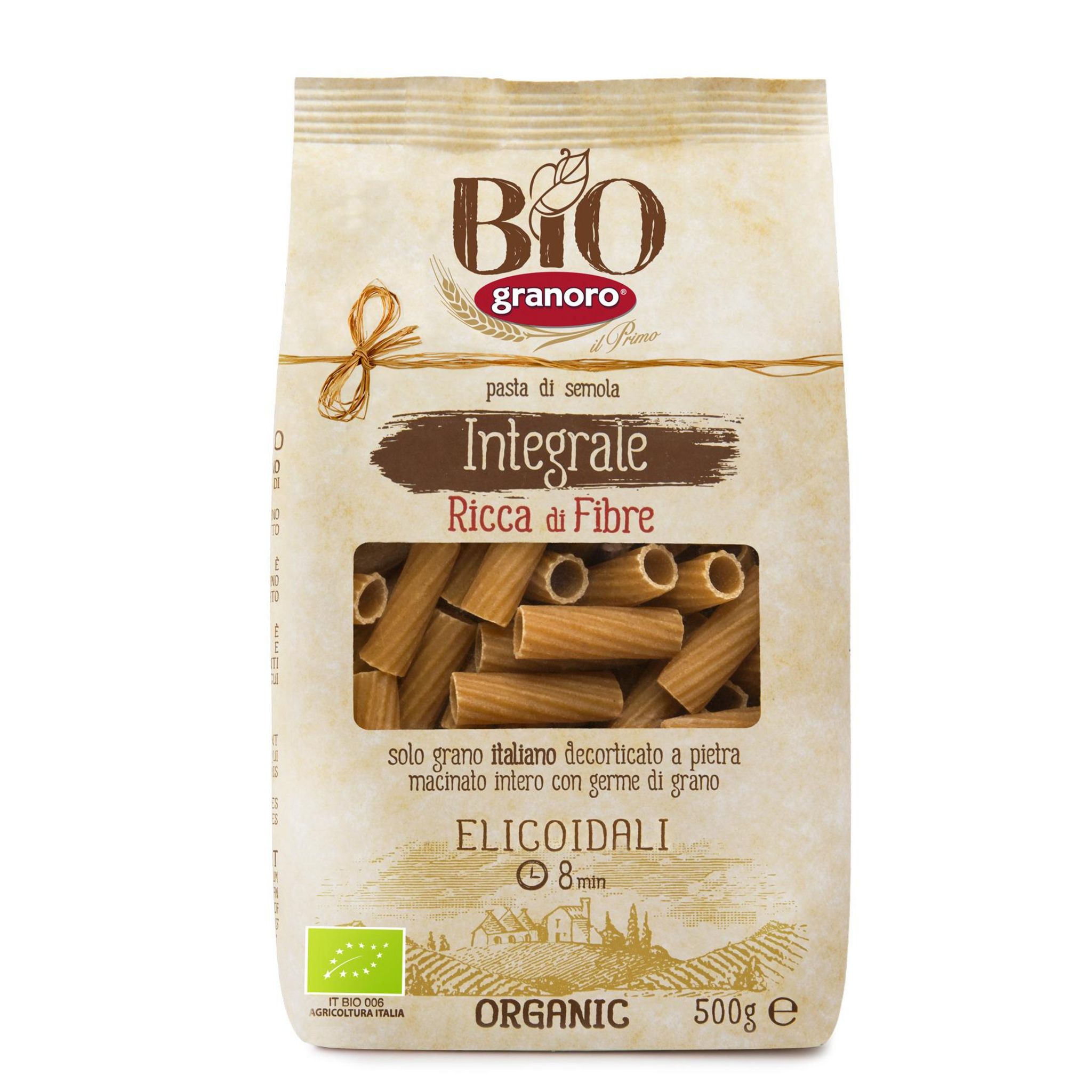 GRANORO Pâtes complètes Elicoidali bio 500g