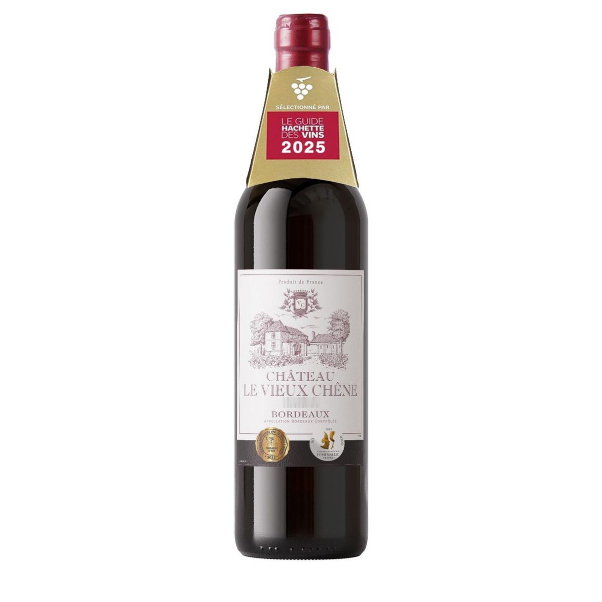 AOC bordeaux chateau le vieux chene rouge 2022 75cl
