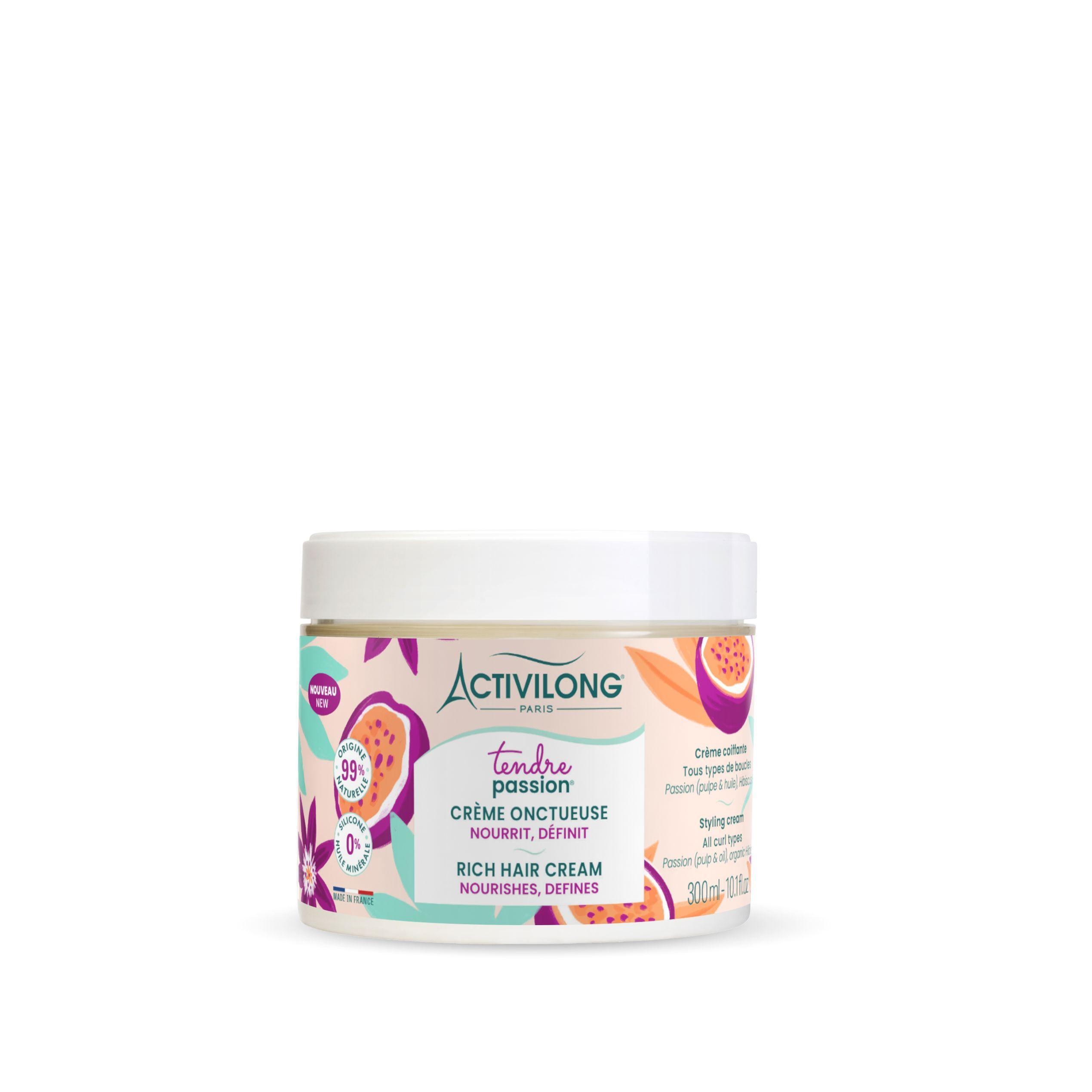 ACTIVILONG Tendre Passion Crème onctueuse tous types de boucles à la passion et hibiscus bio 300ml