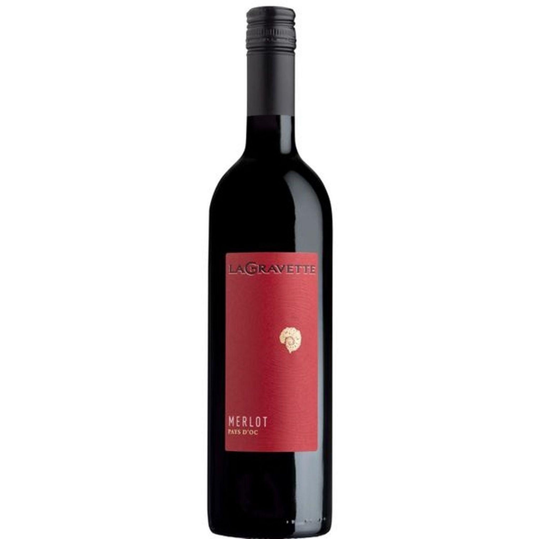 IGP Pays D'Oc la Gravette Merlot rouge 75cl