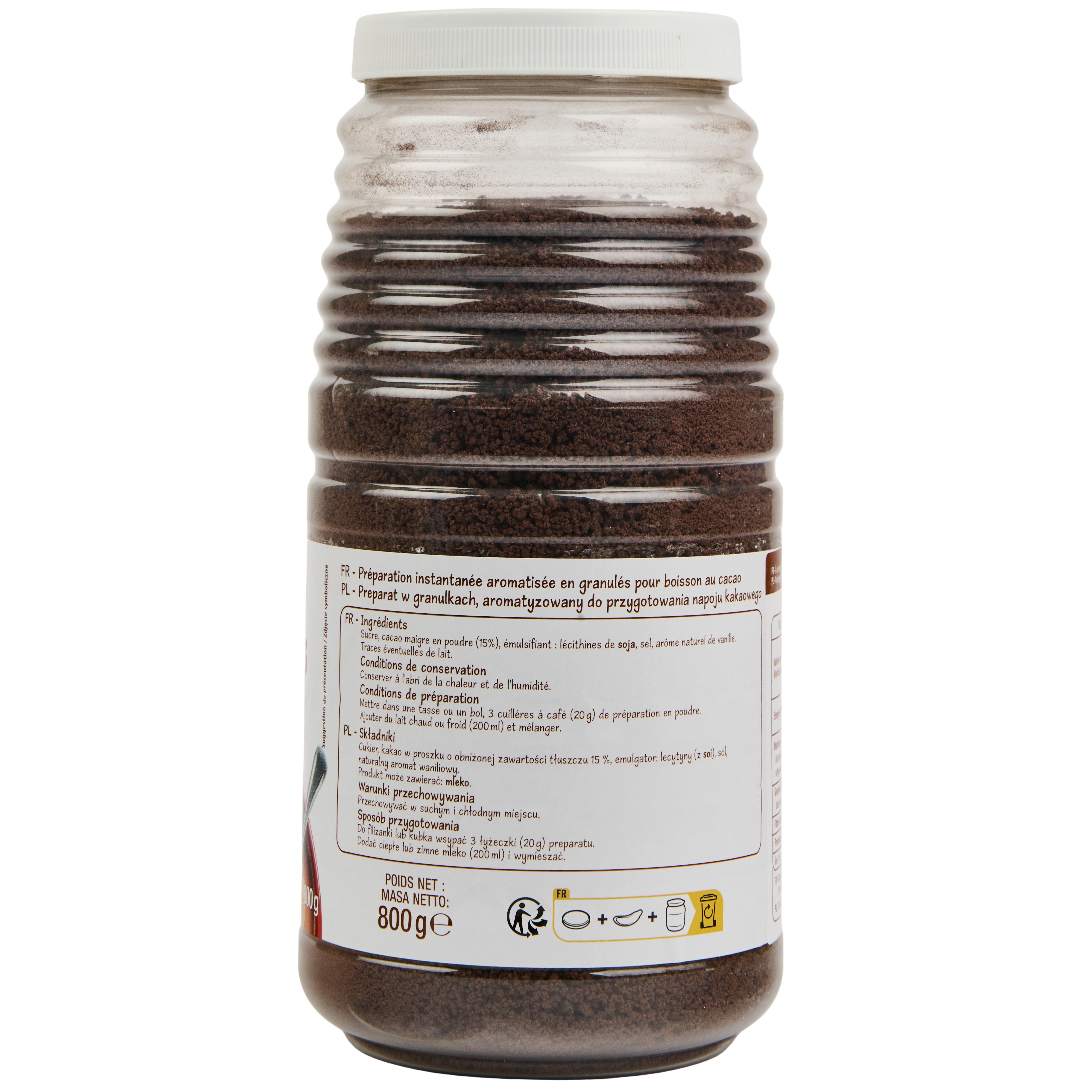 Voir la diapositive 3 : POUCE Chocolat en poudre en granulés 800g