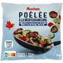 Voir la diapositive 1 : AUCHAN Poêlée méditerranéenne mélange de légumes 750g
