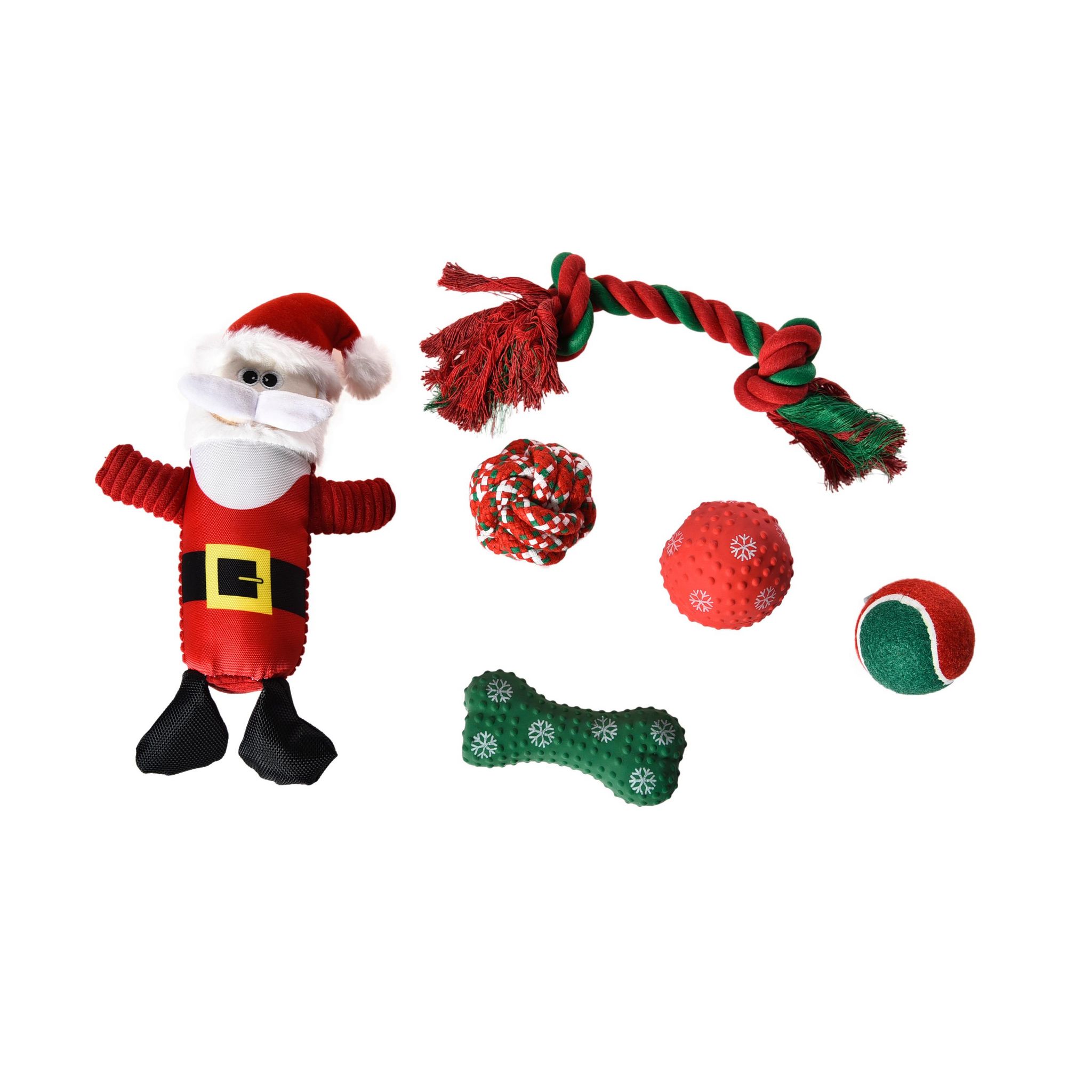Jouets de Noël pour chien 6 pièces