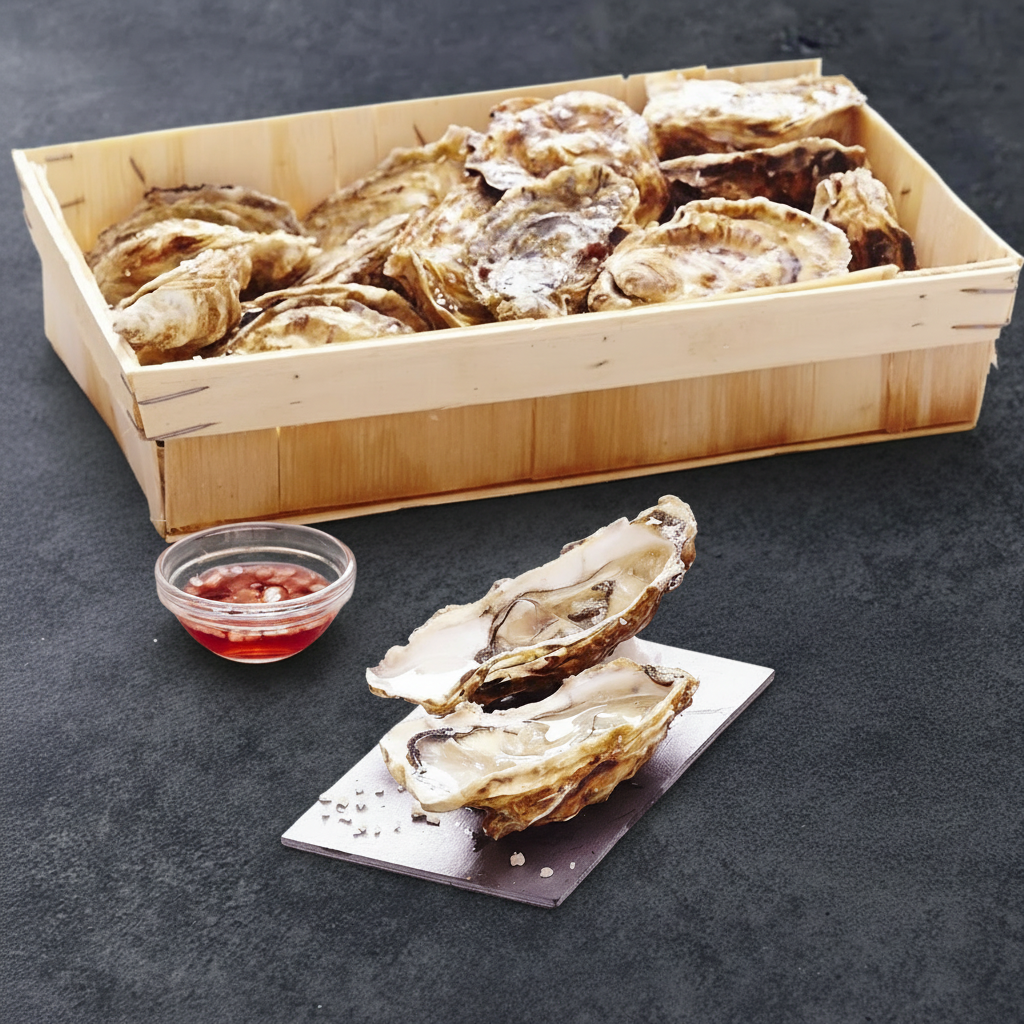 MON POISSONNIER Huîtres fines Charente Maritime n°3 2 douzaines 2 kg