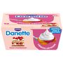 Voir la diapositive 2 : DANETTE Liégeois sur lit de framboise façon framboisier 4x90g