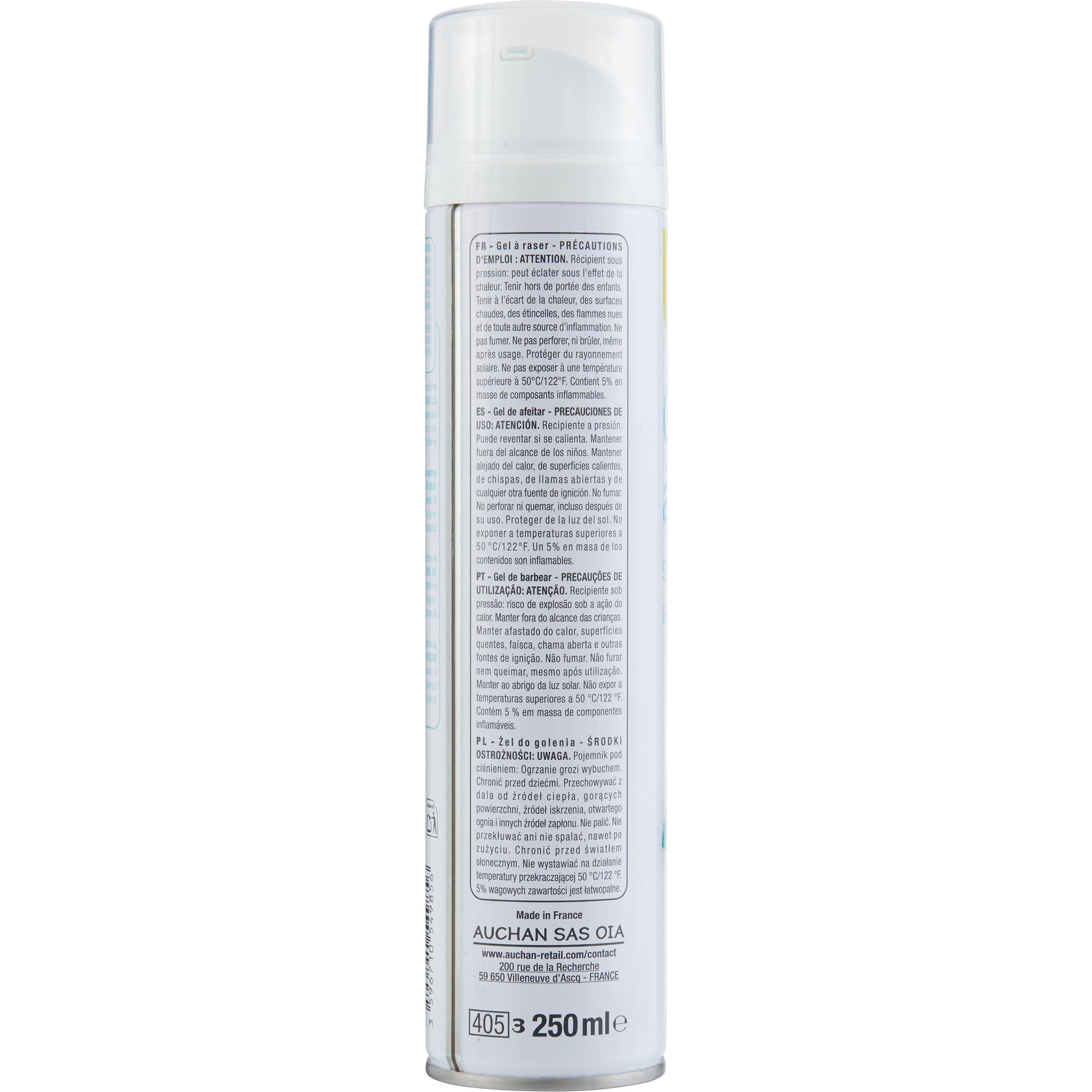Voir la diapositive 2 : POUCE Gel à raser hydratant peaux normales 250ml