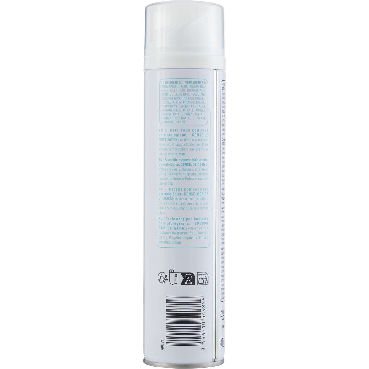 POUCE Gel à raser hydratant peaux normales 250ml