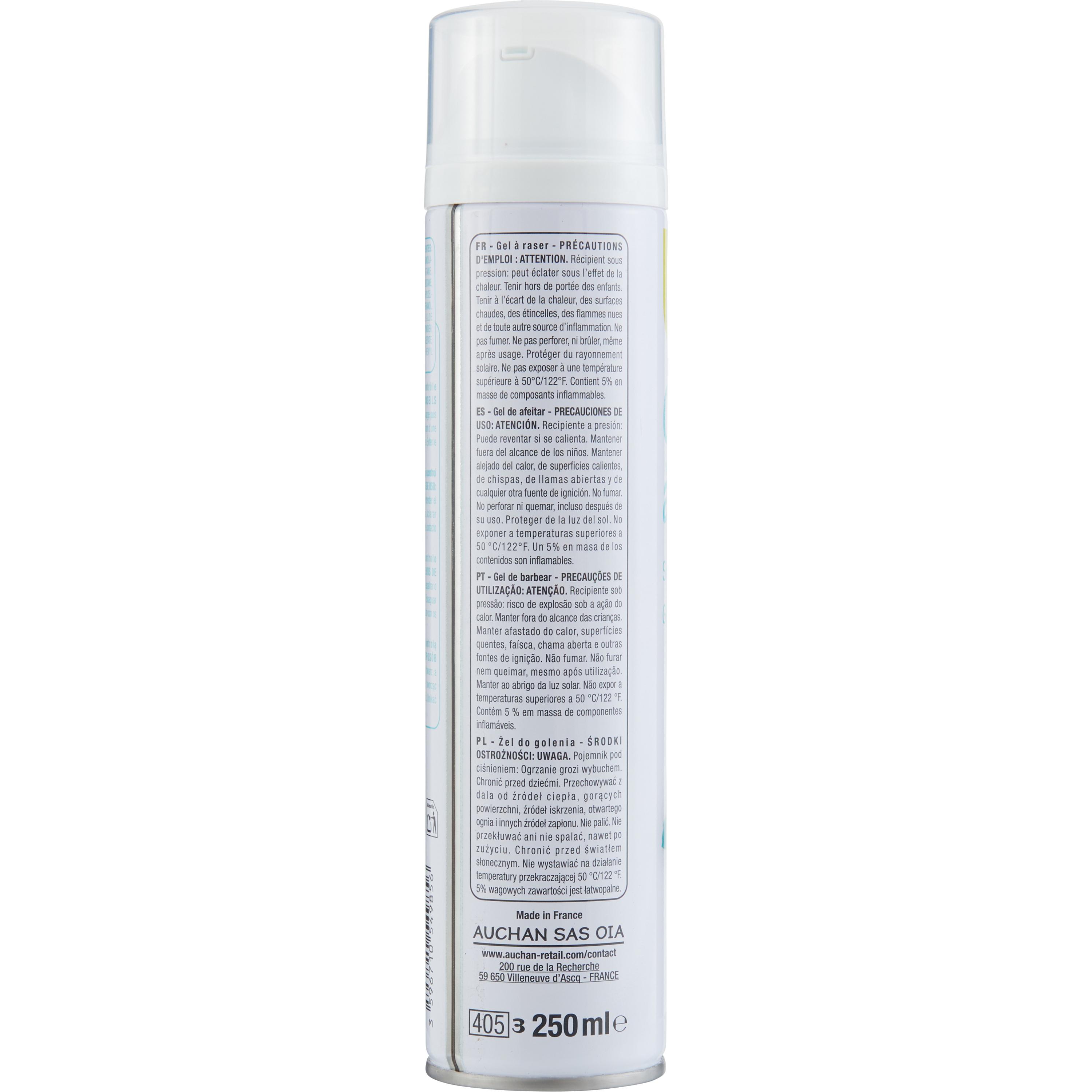 Voir la diapositive 4 : POUCE Gel à raser hydratant peaux normales 250ml