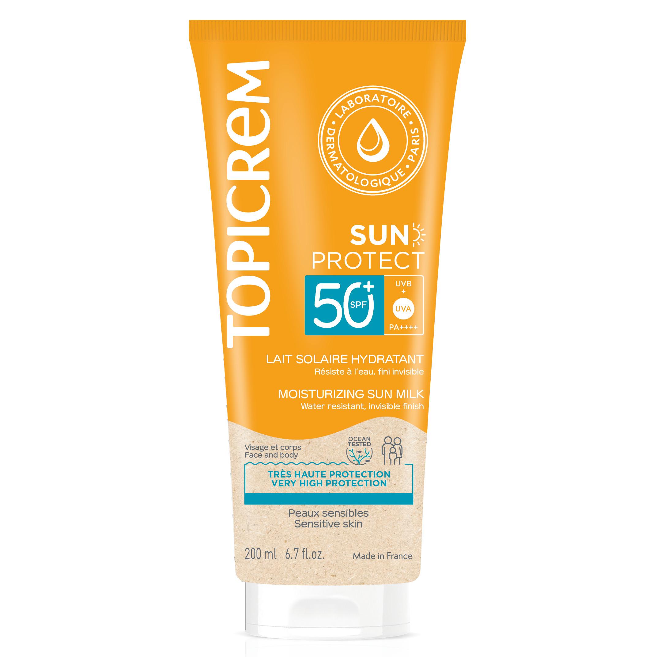 TOPICREM Lait solaire hydratant SPF50+ 200ml