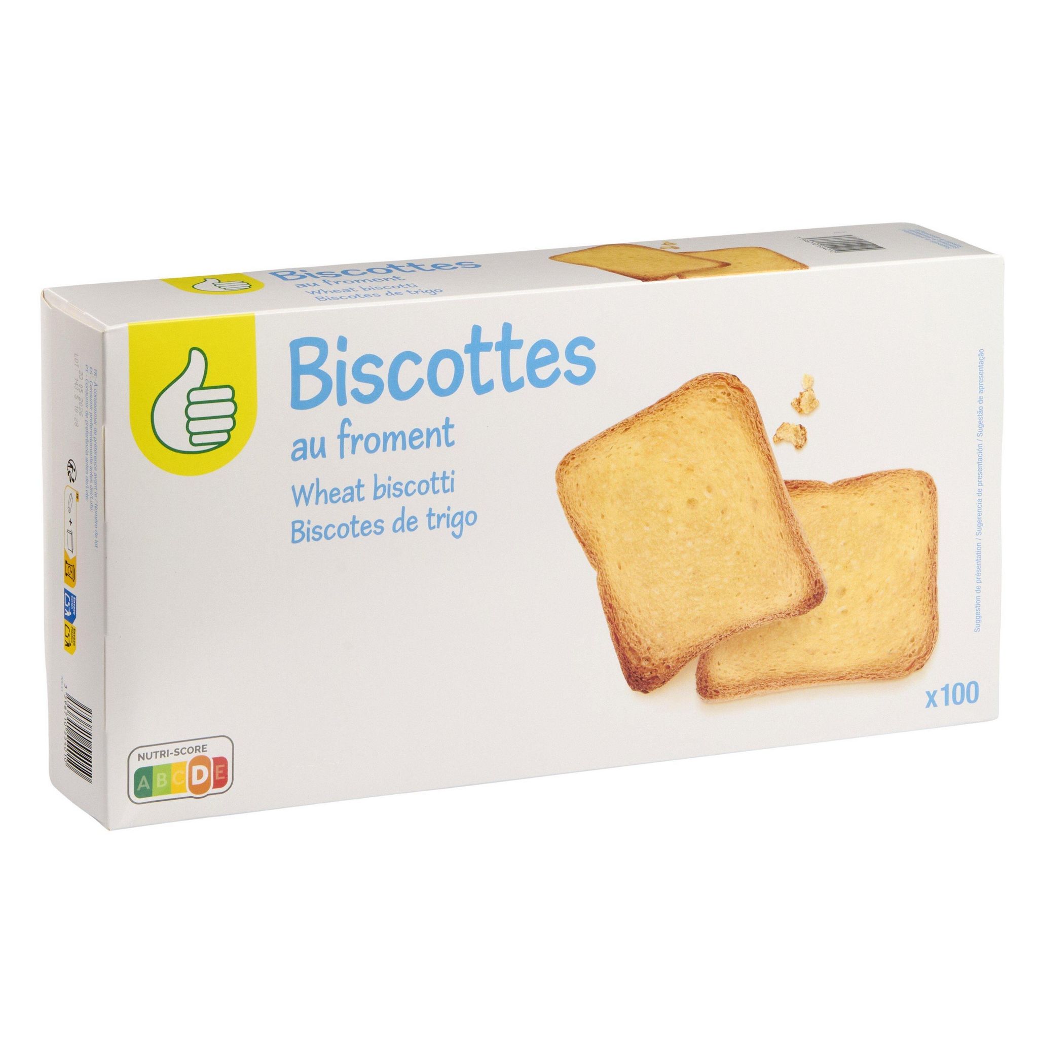 Voir la diapositive 3 : POUCE Biscottes au froment 830g