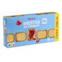 Voir la diapositive 2 : AUCHAN Biscottes au froment 5x20 biscottes 830g