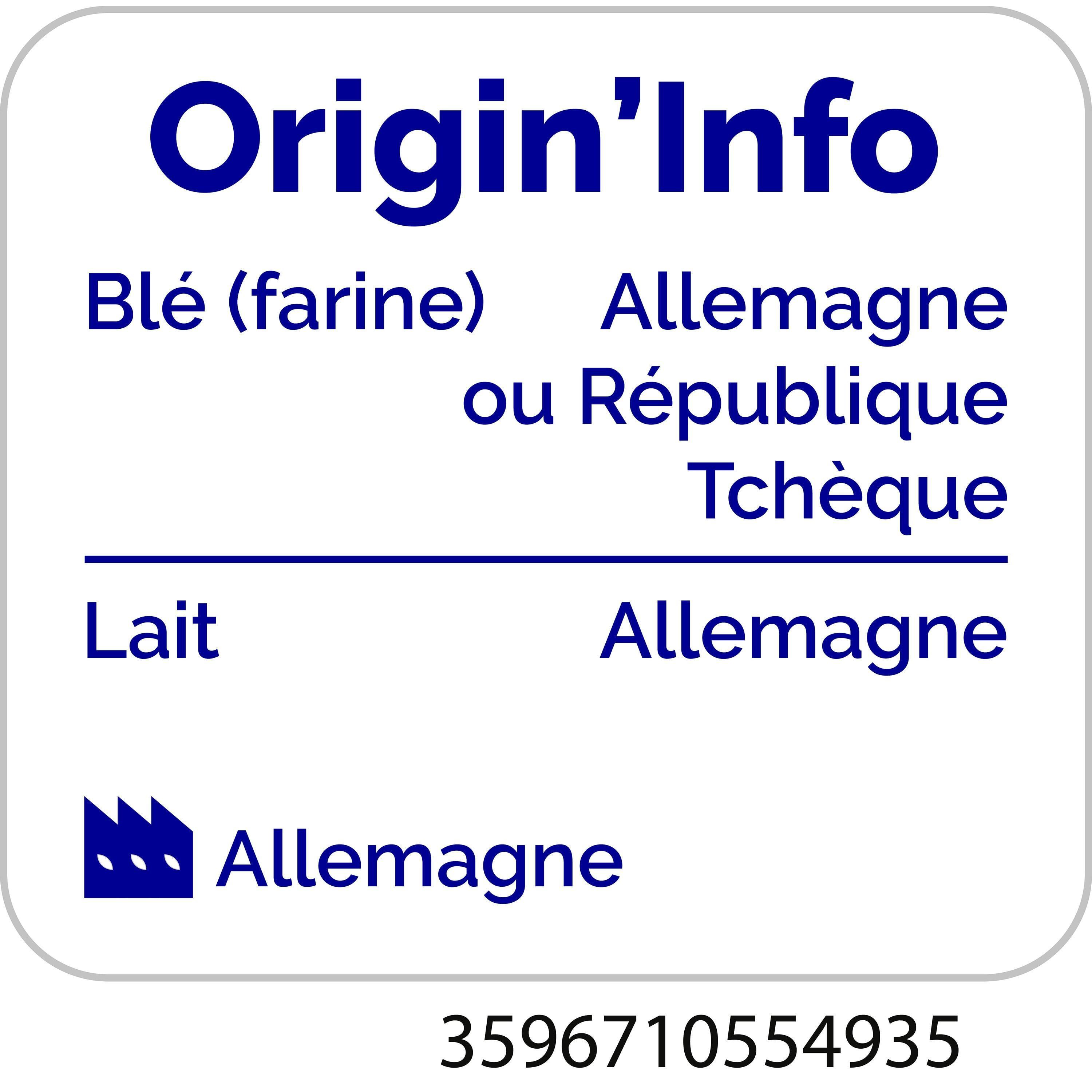 Voir la diapositive 2 : AUCHAN Crackers emmental et graines de courge 8 crackers 200g