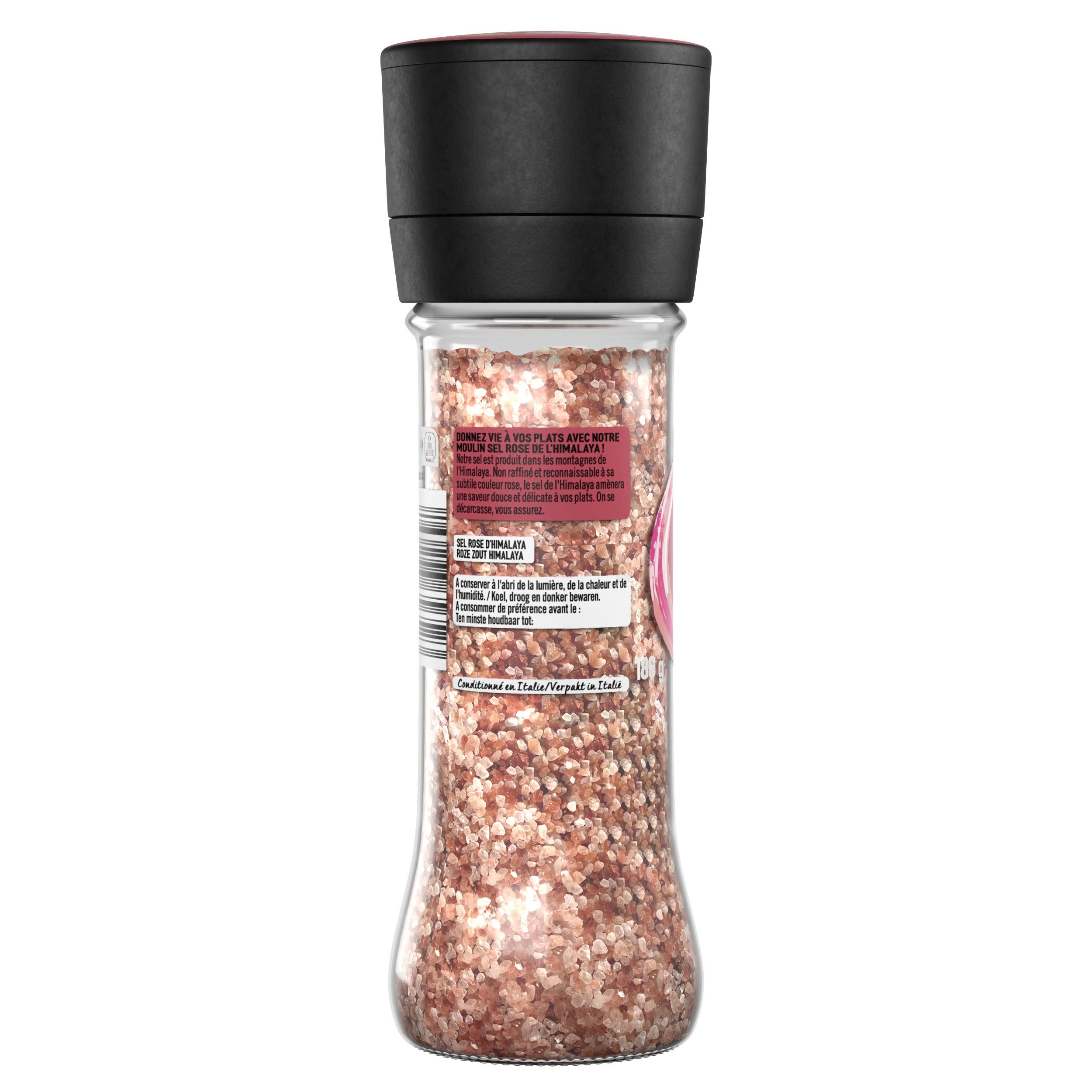 Voir la diapositive 2 : DUCROS Sel rose d'himalaya en moulin 180g